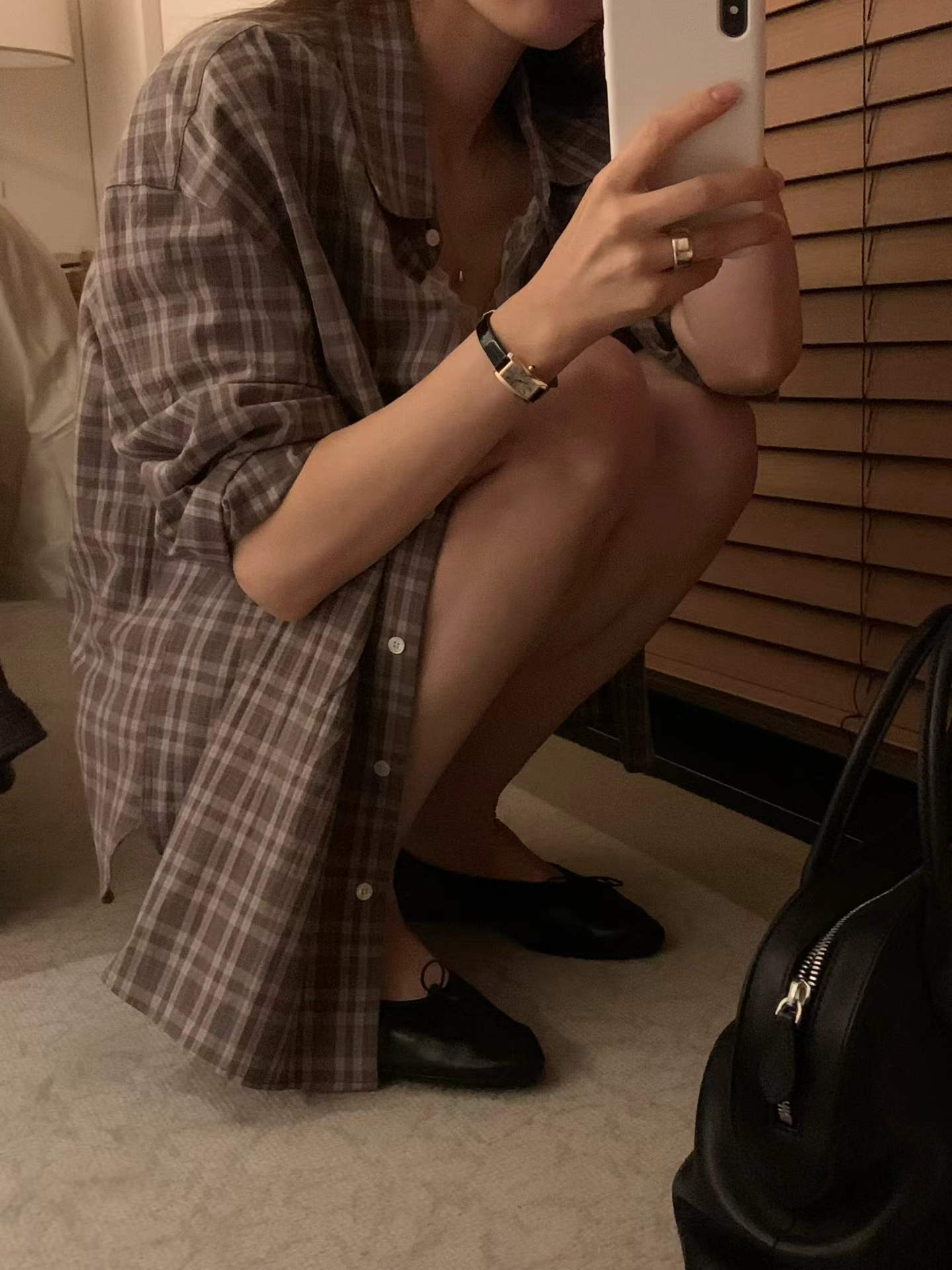 Ounce arti check shirt-2col