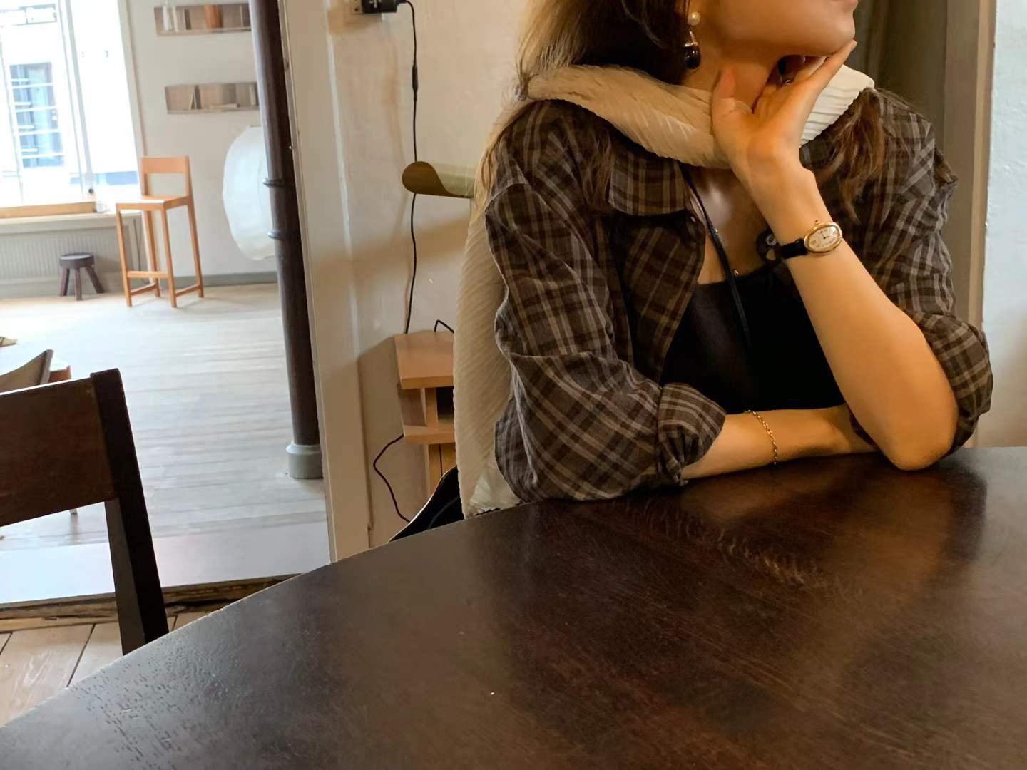 Ounce arti check shirt-2col