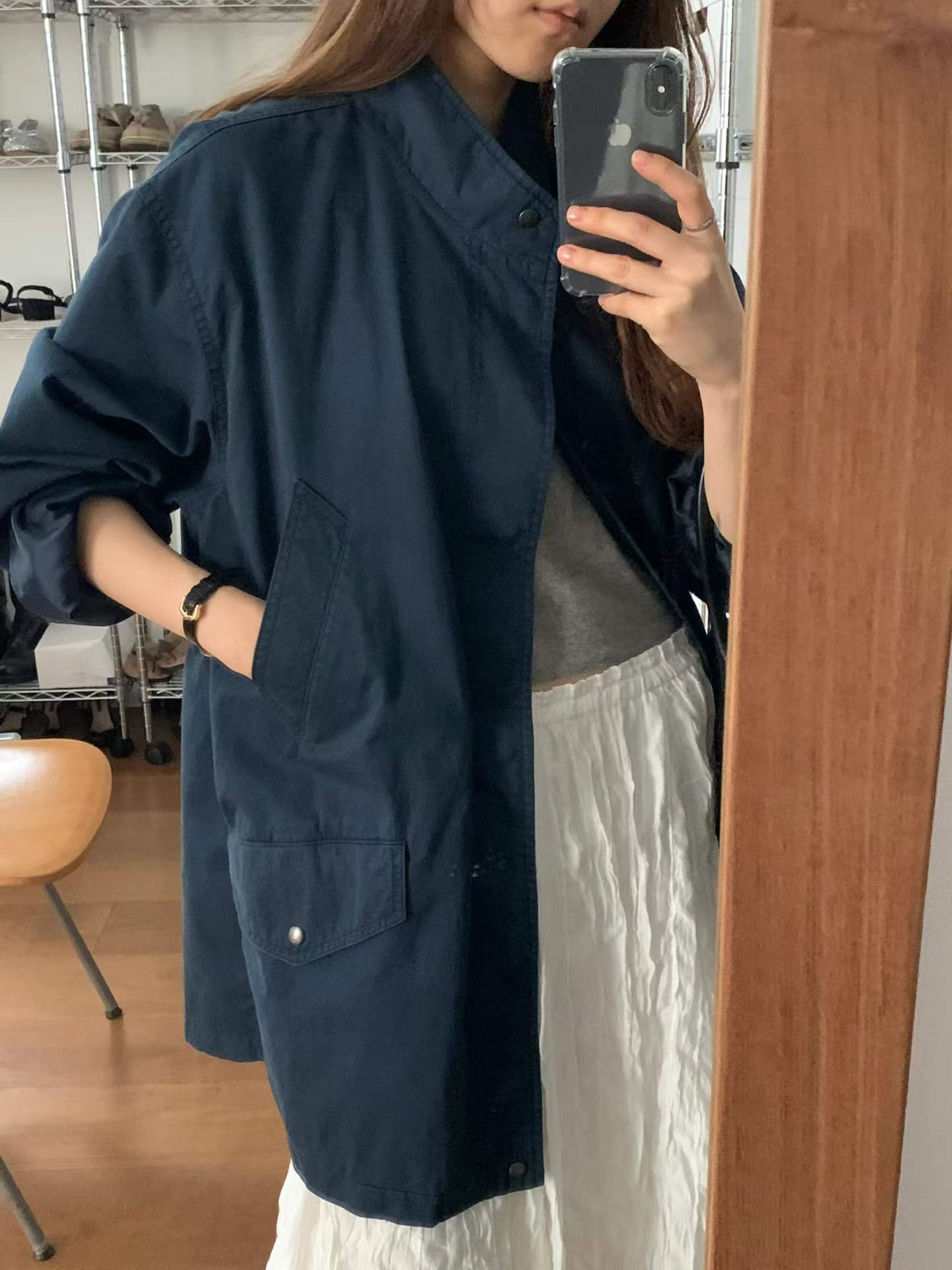 Ounce tod washing field jacket-2col