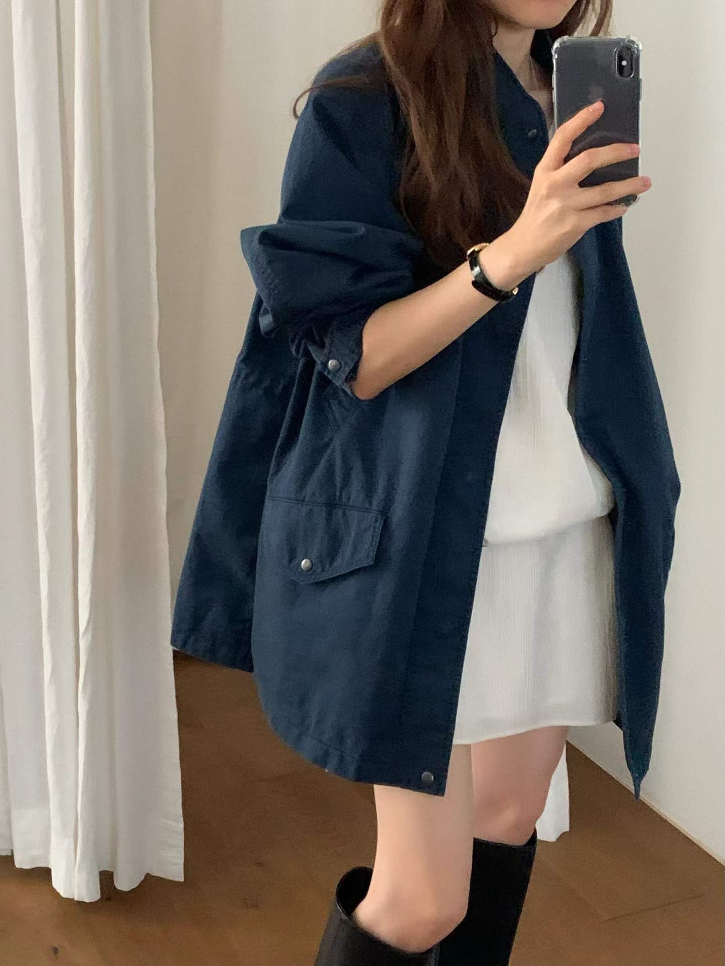 Ounce tod washing field jacket-2col