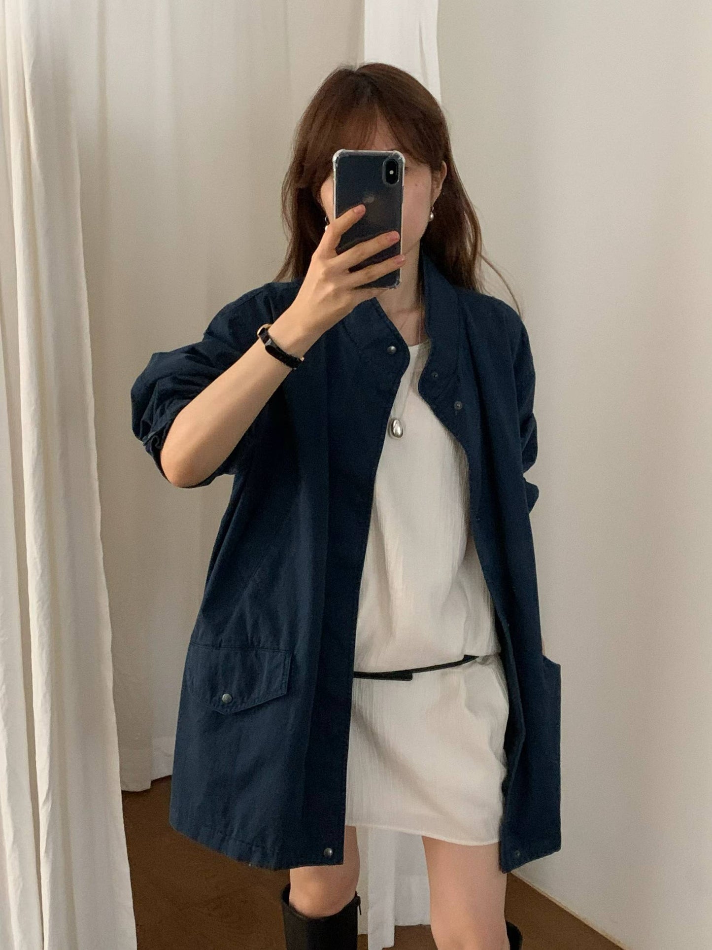 Ounce tod washing field jacket-2col