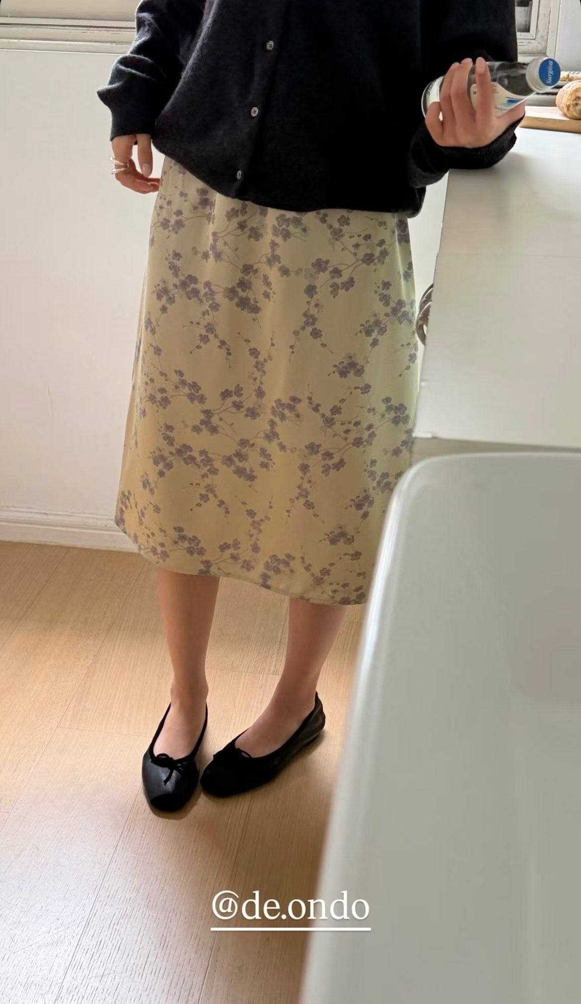 deodo dry flower skirt-3col