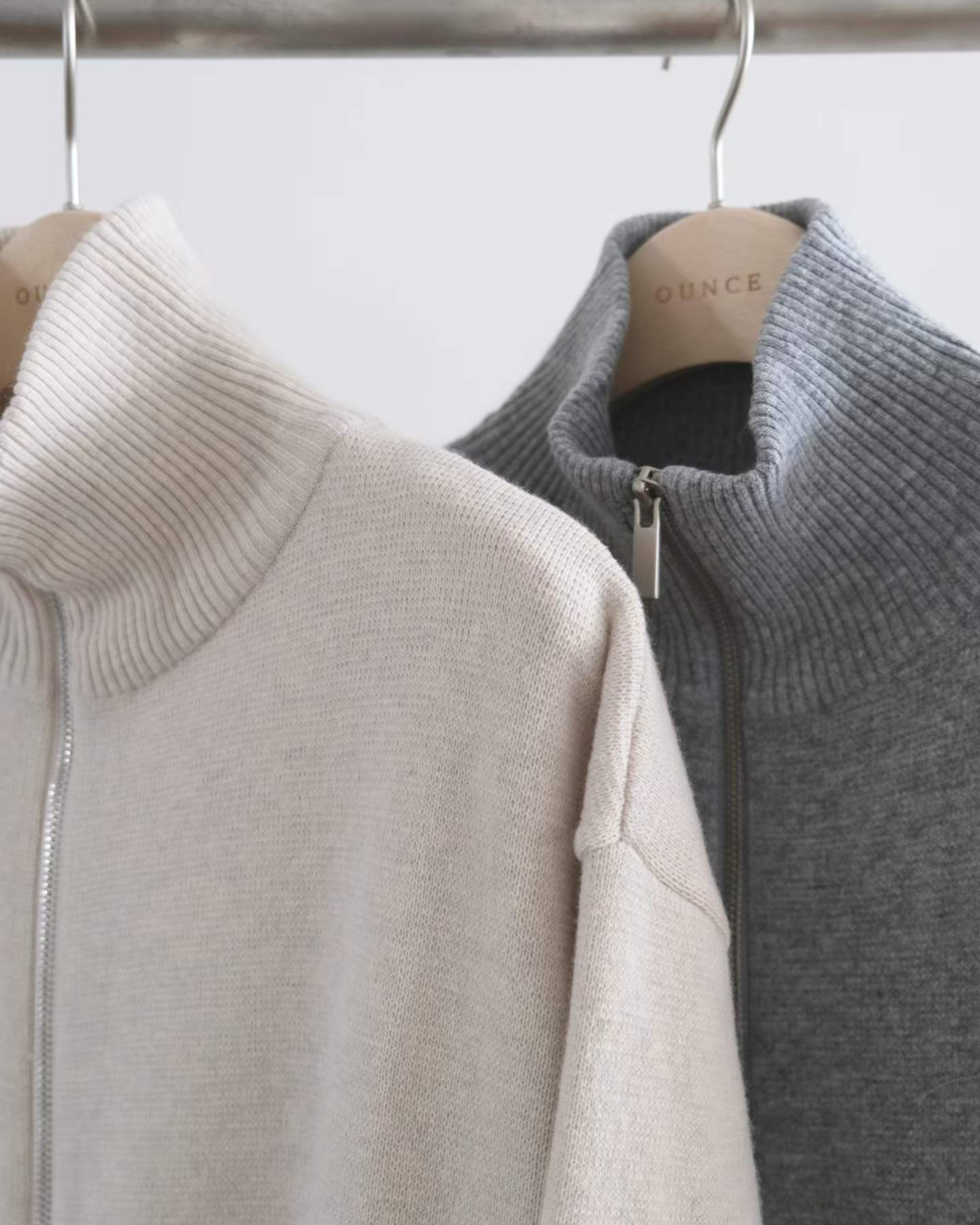 Ounce high-neck zip-up cd-2col