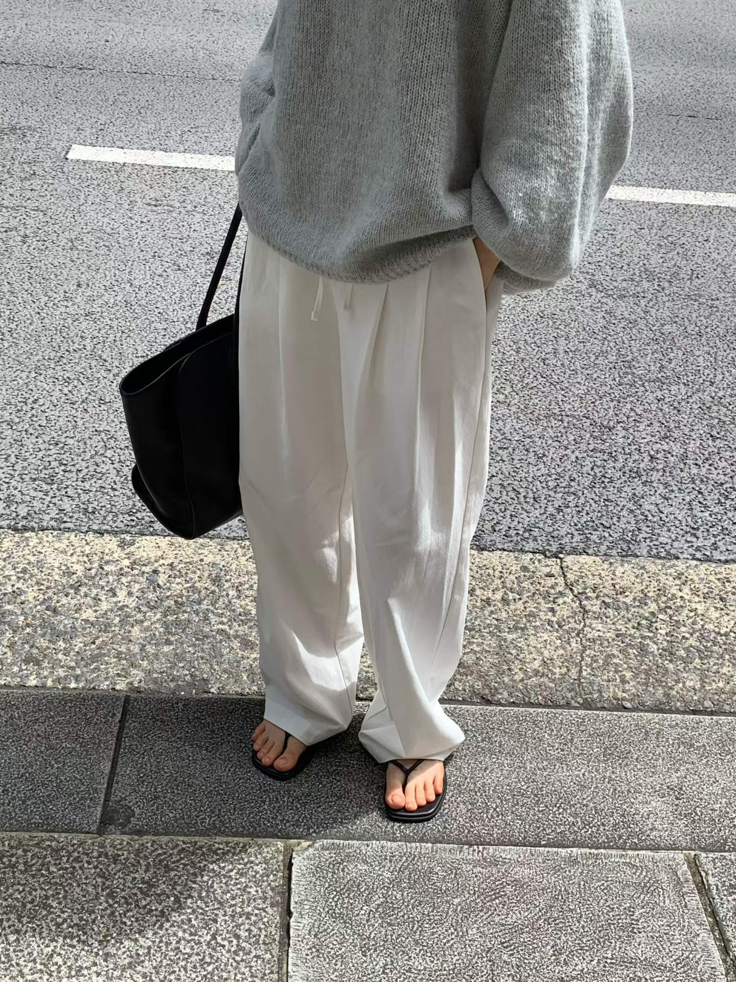 Ounce liv two tuck pants-2col