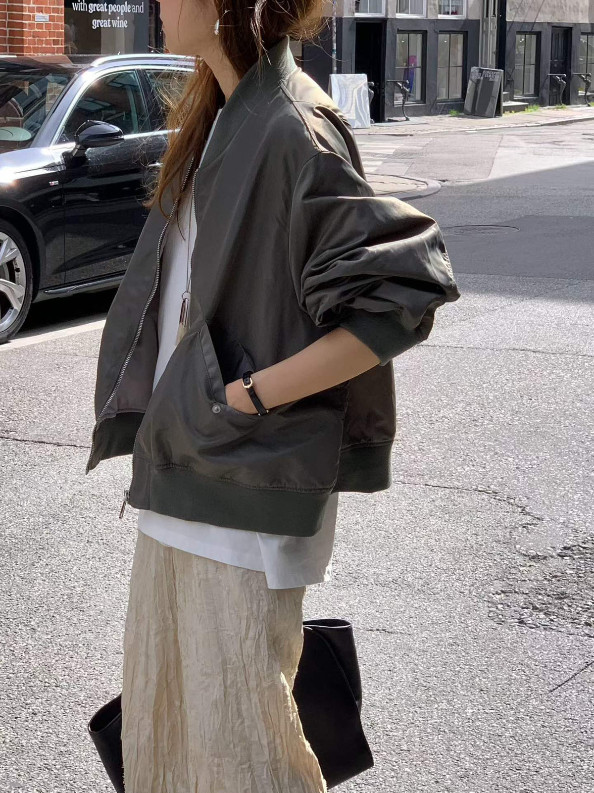 Ounce kano shirring jumper-2col