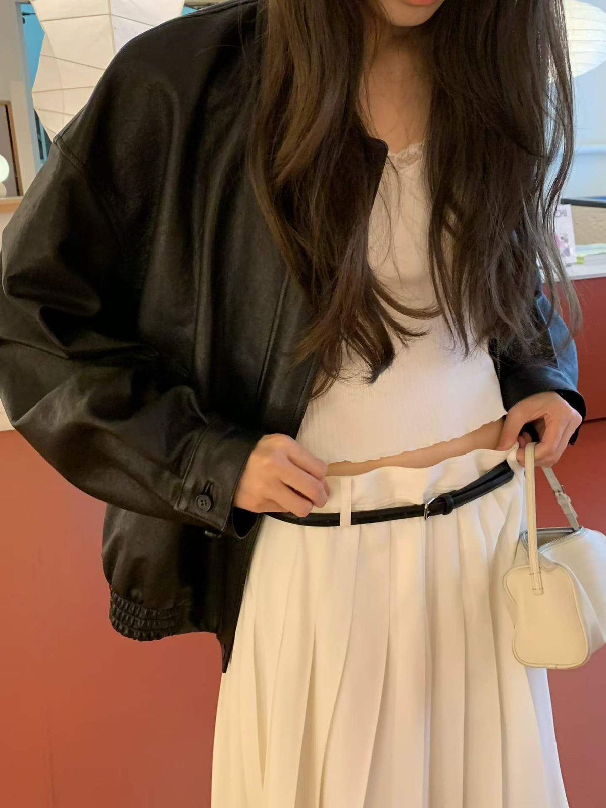 Ounce rori pleat skirt