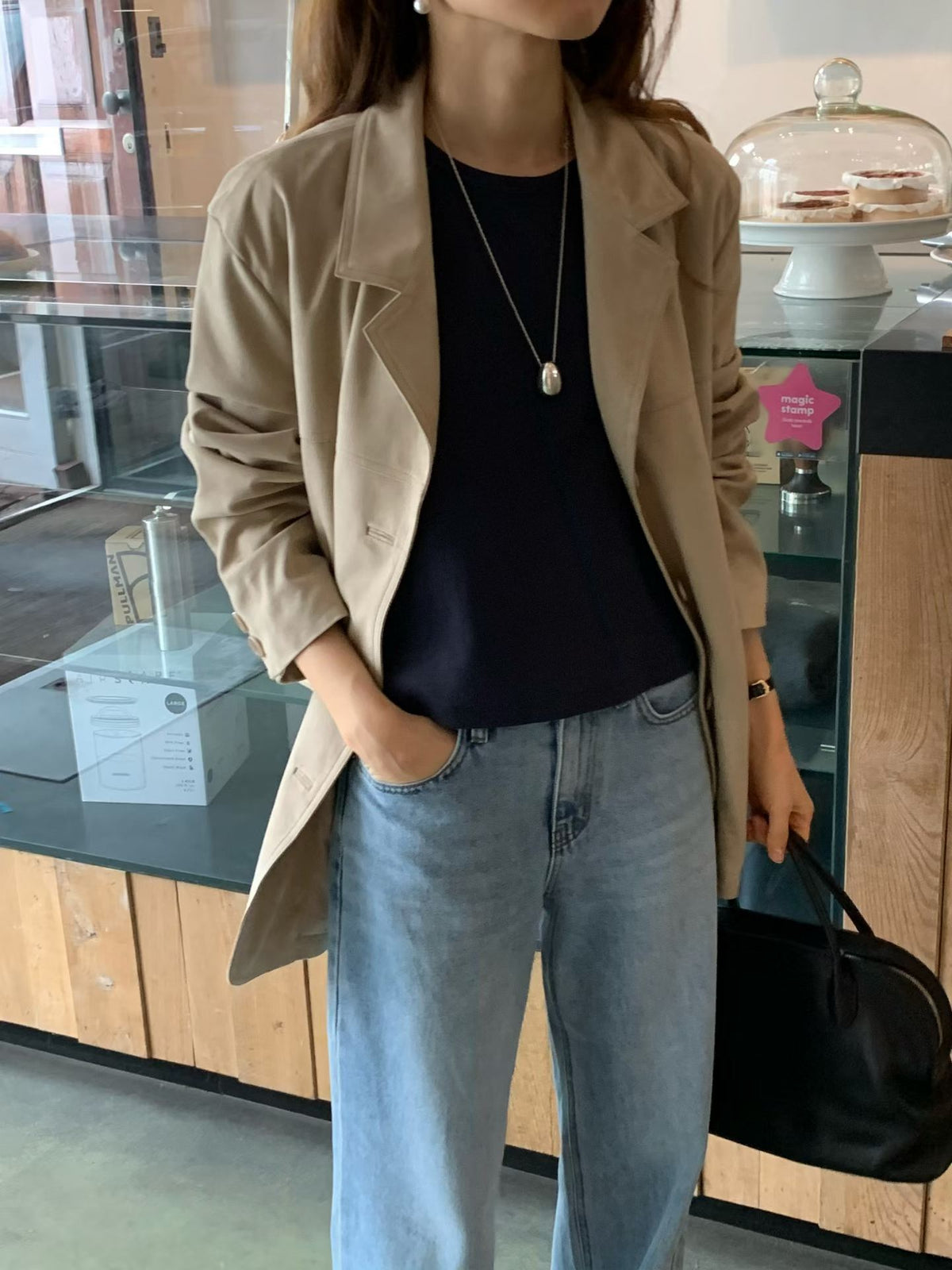Ounce river suede jacket-2col