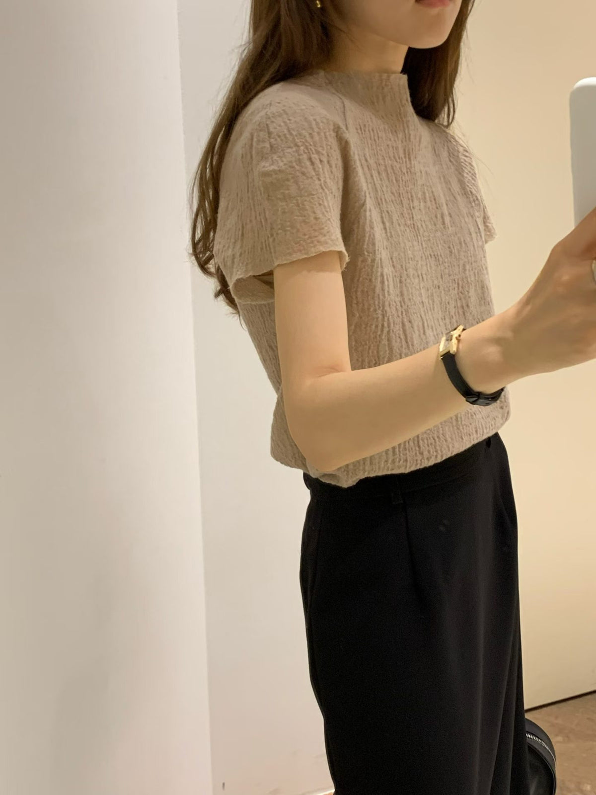 Ounce lumi wool blouse-3col