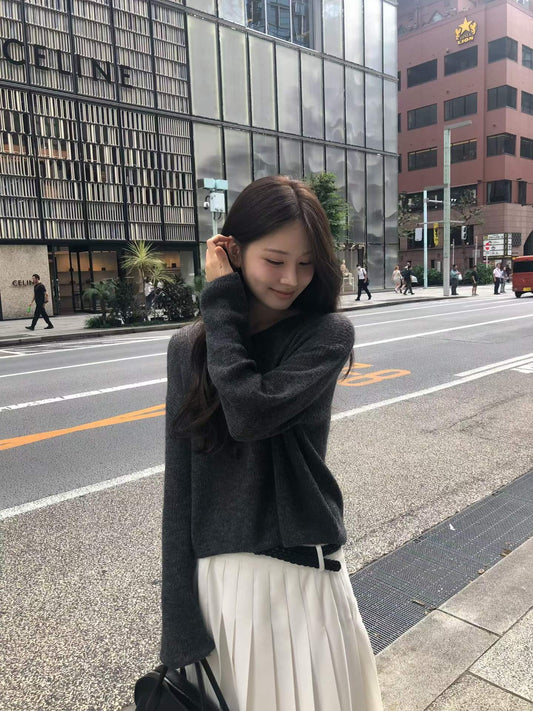 Ounce low mohair hachi knit-3col