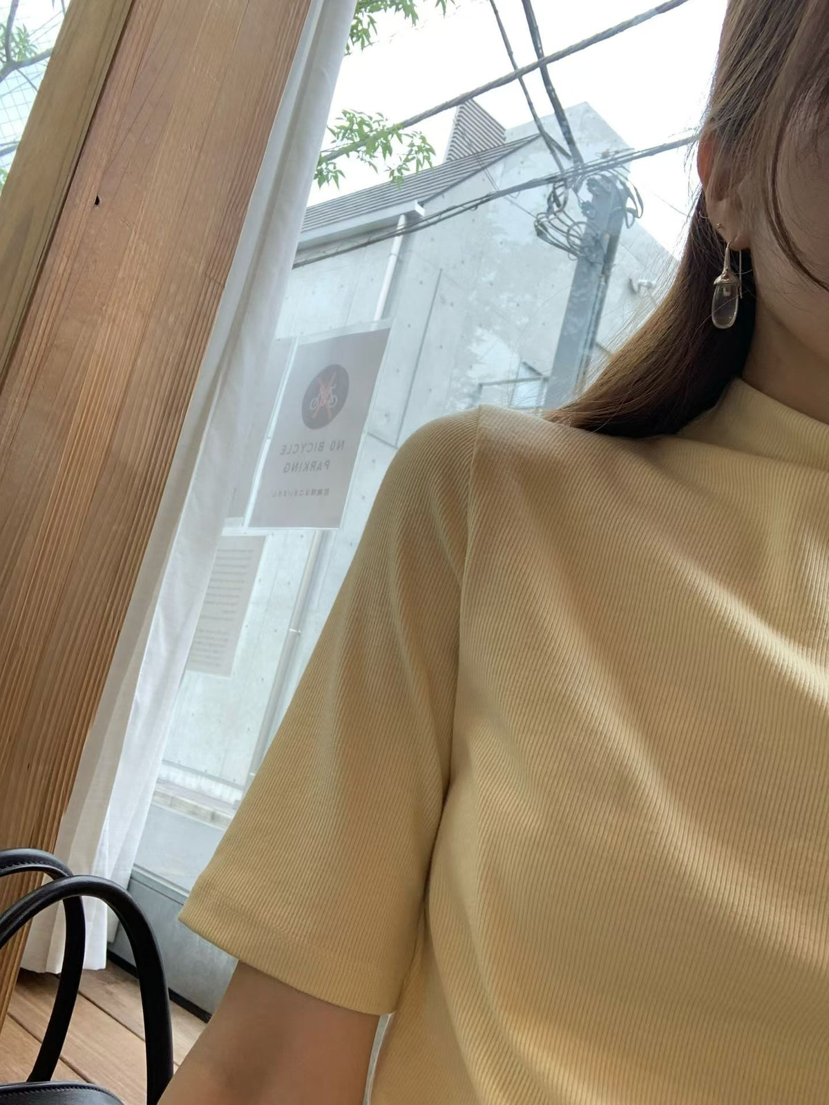Ounce wear half neck T-4col