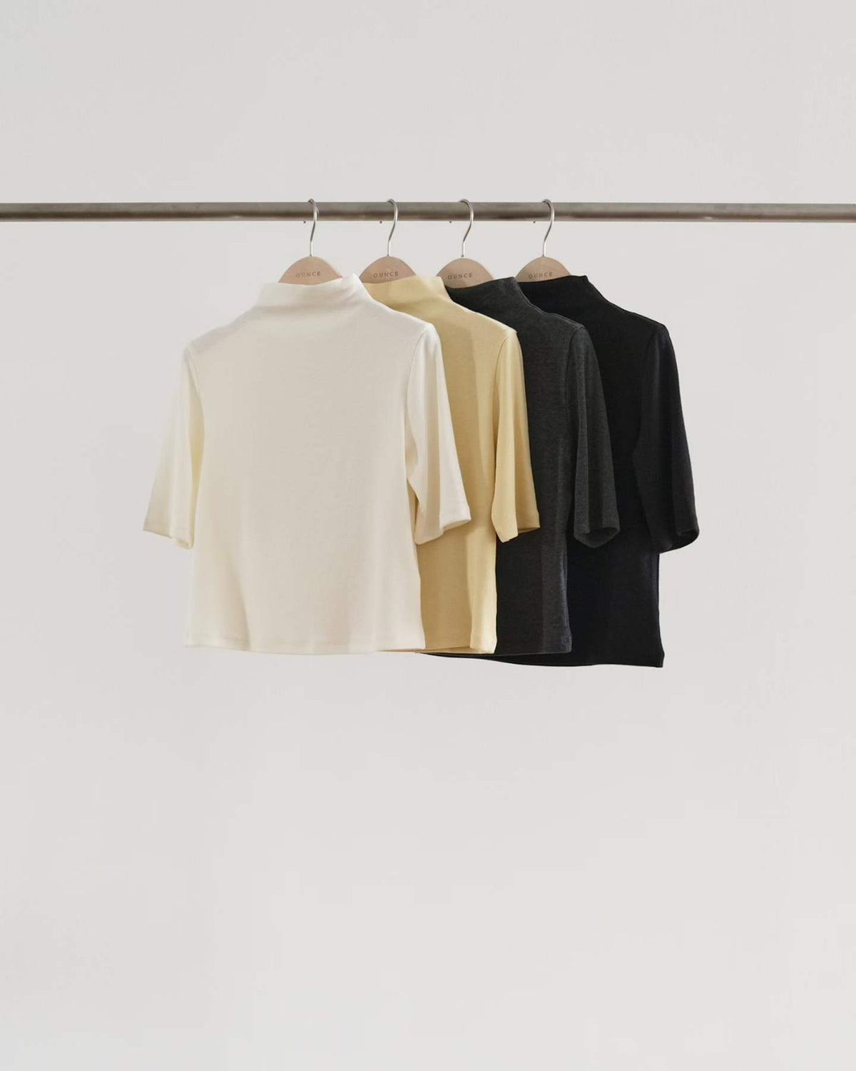 Ounce wear half neck T-4col