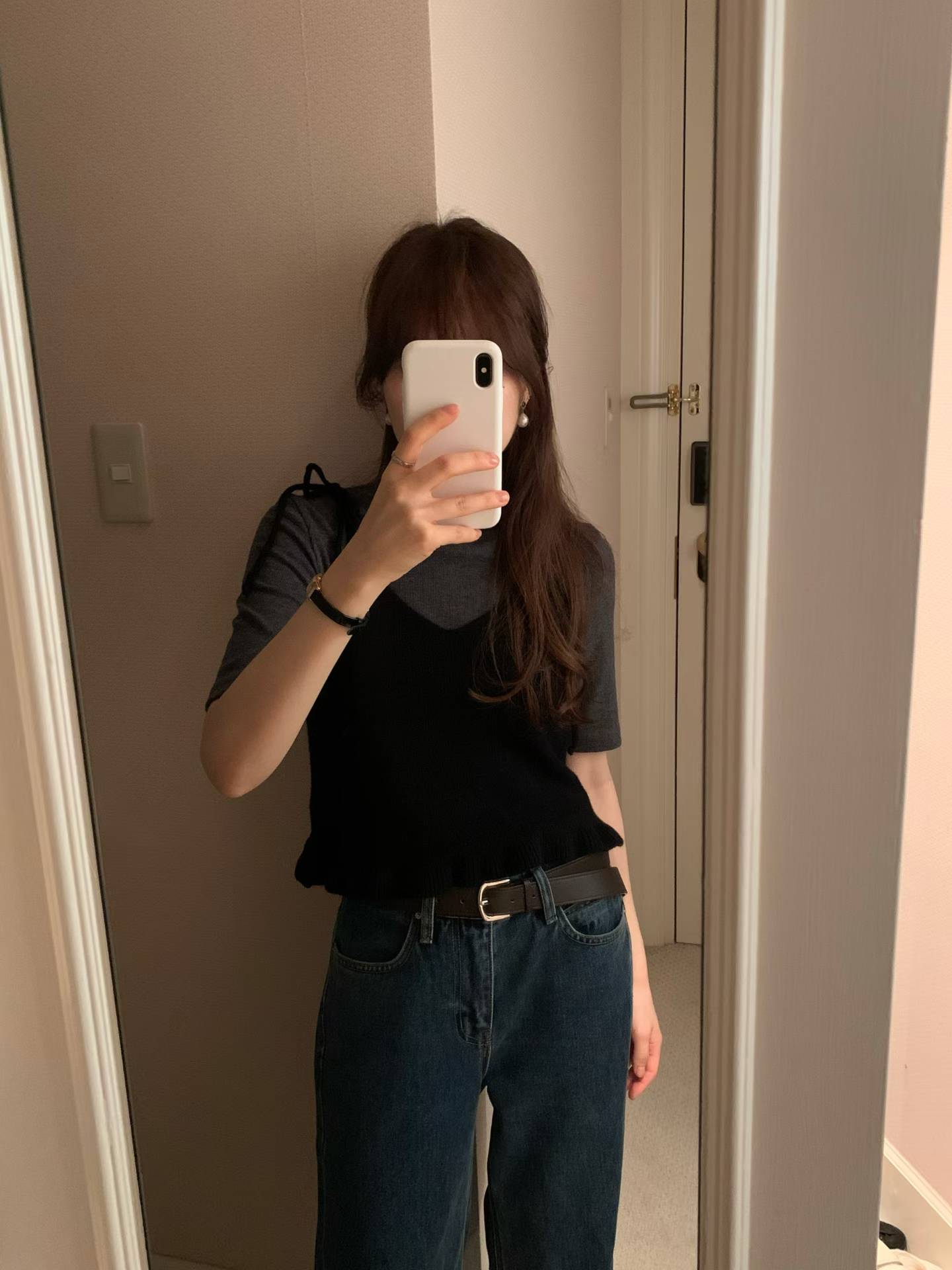 Ounce wear half neck T-4col