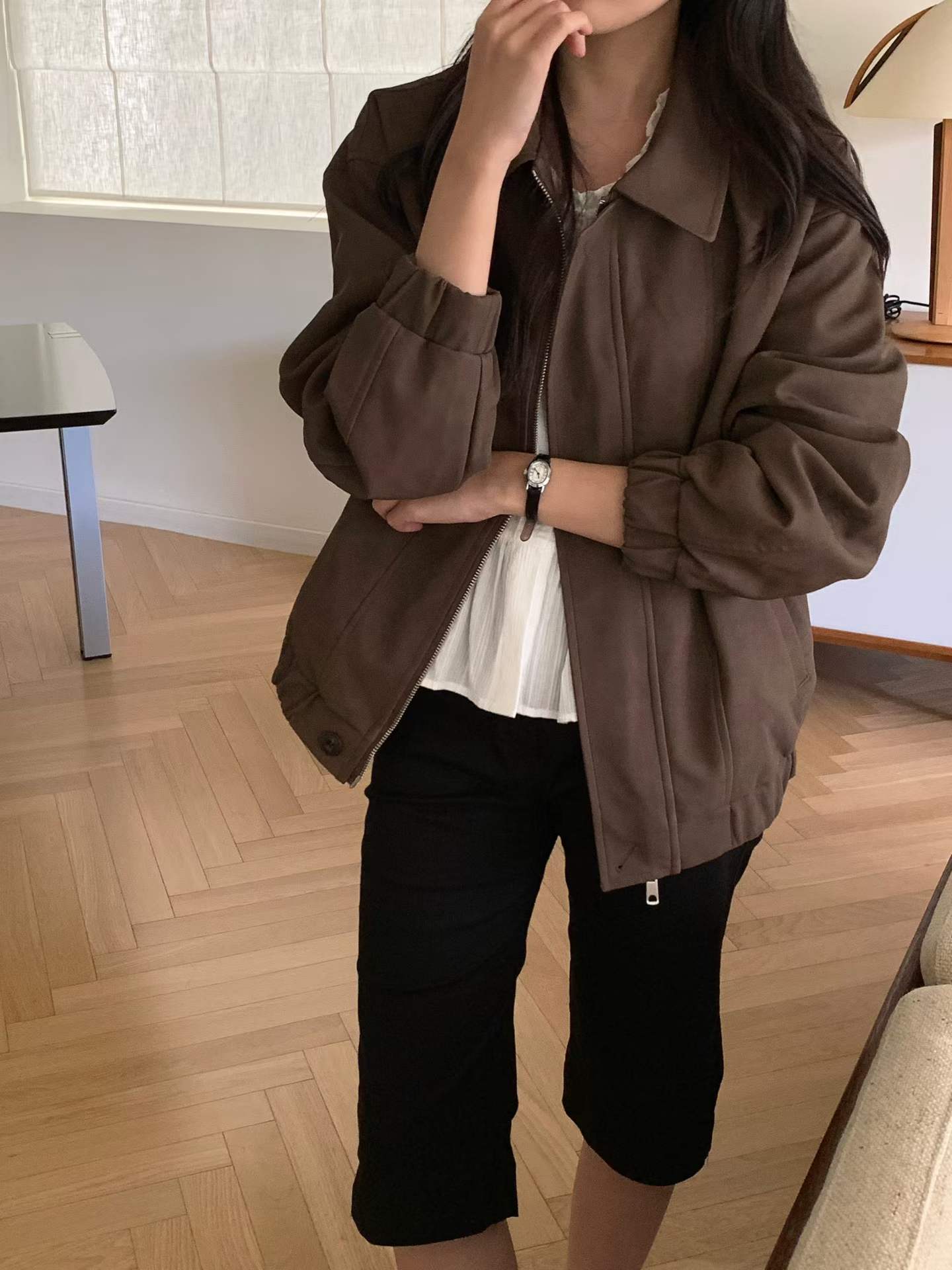 jenner suede jacket-2col