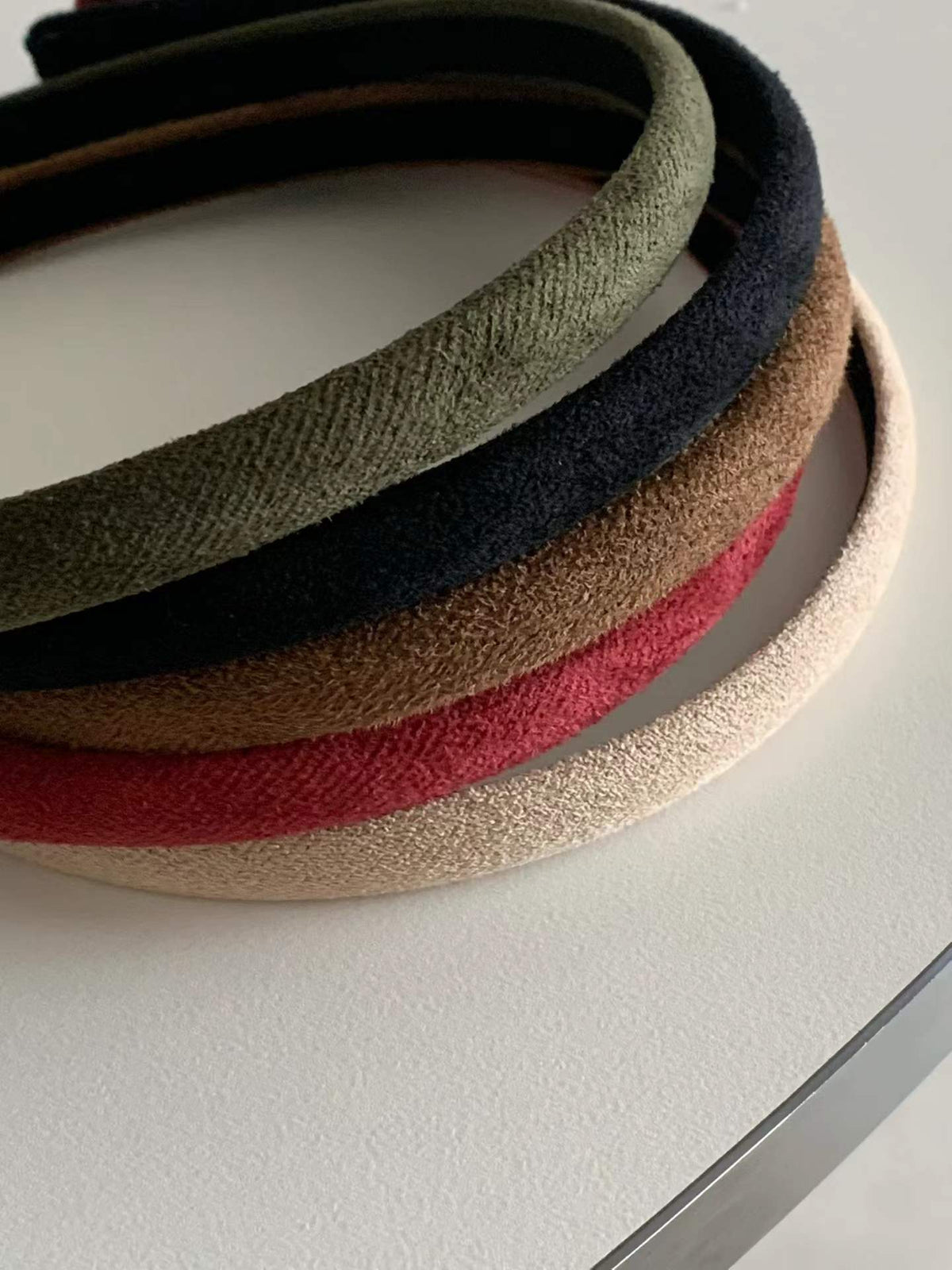 Suede velvet headband-5col