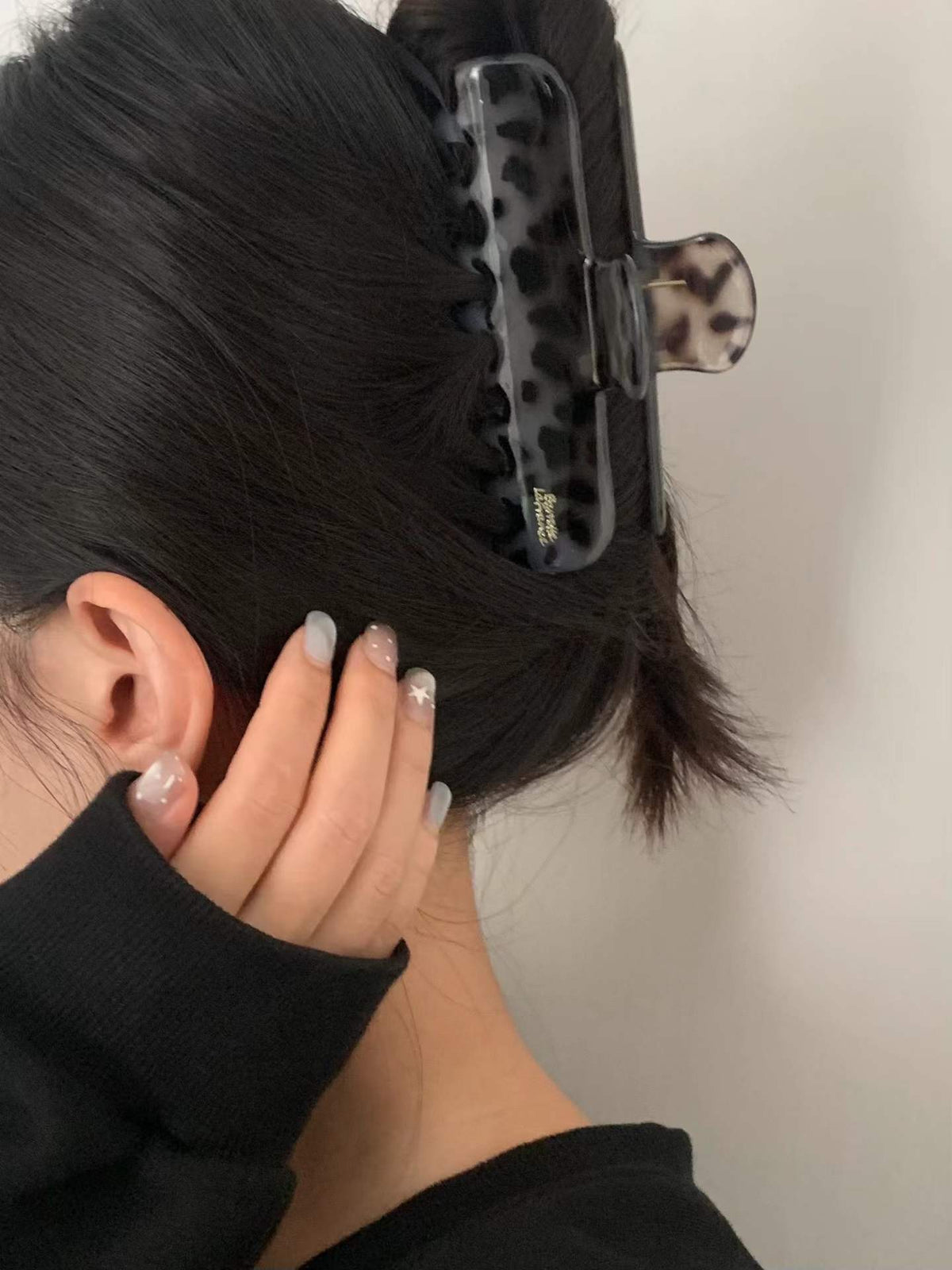 French leopard claw clip-3col