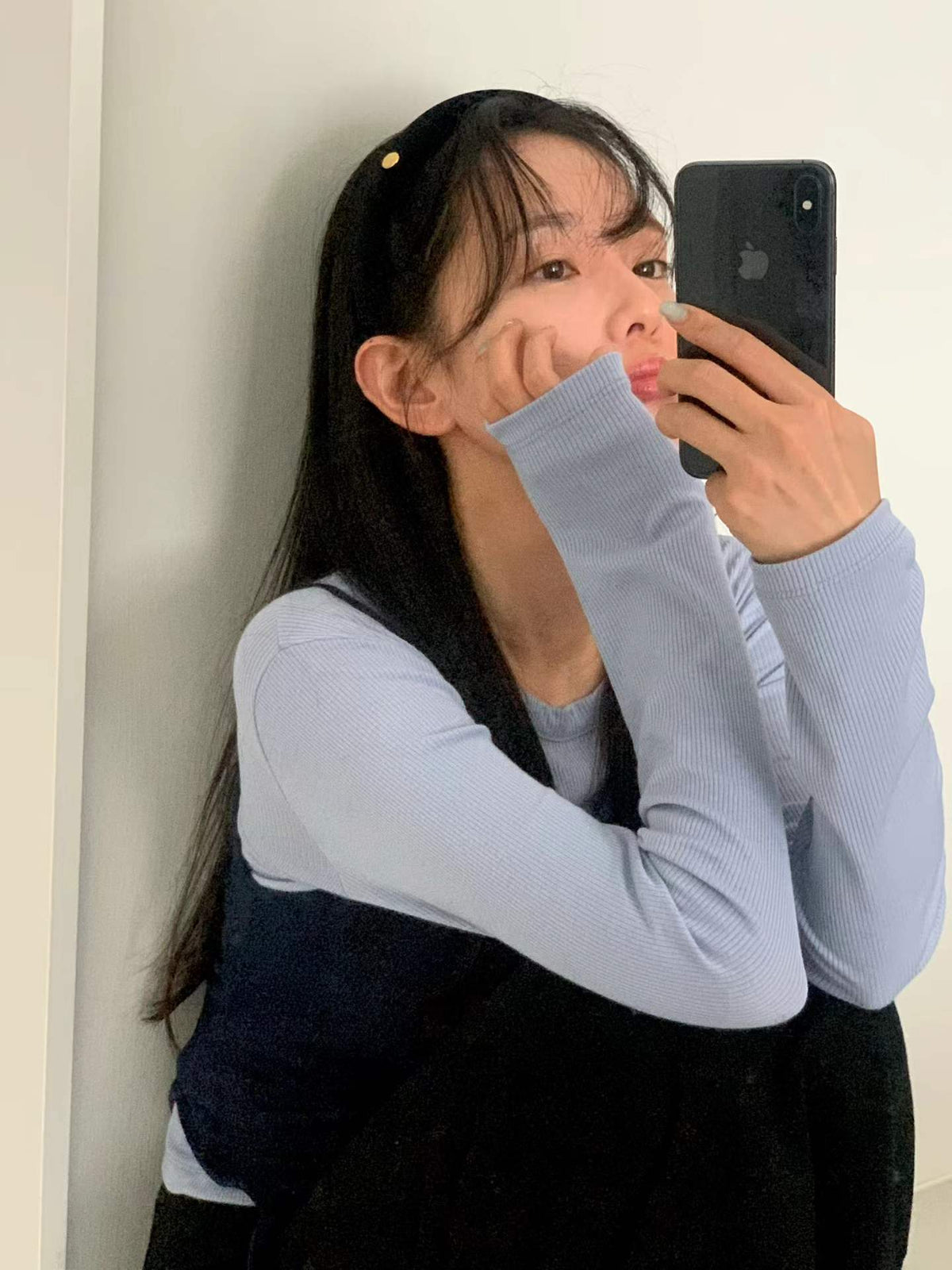 Velvet gold headband