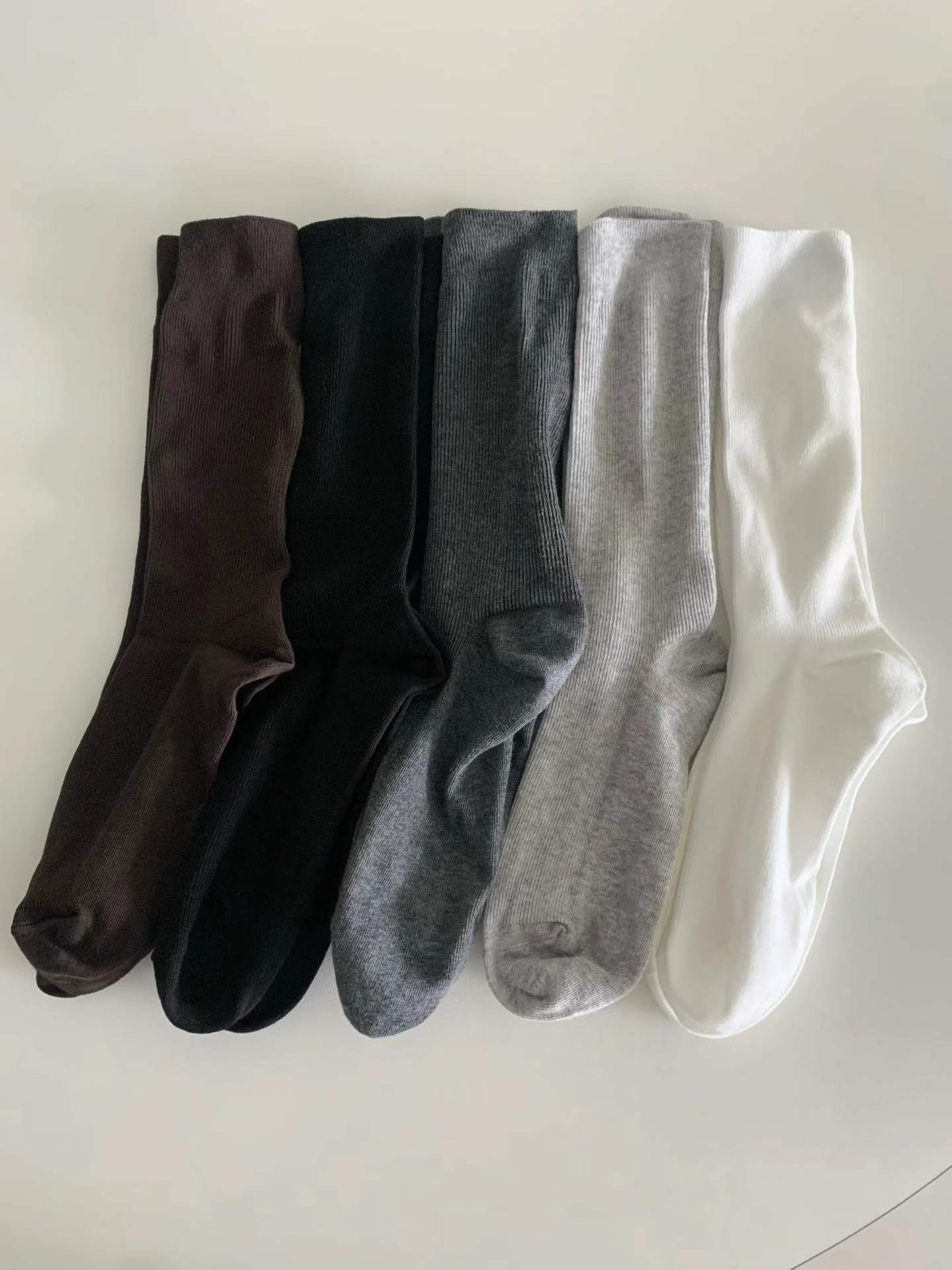 Autumn rib socks-5col