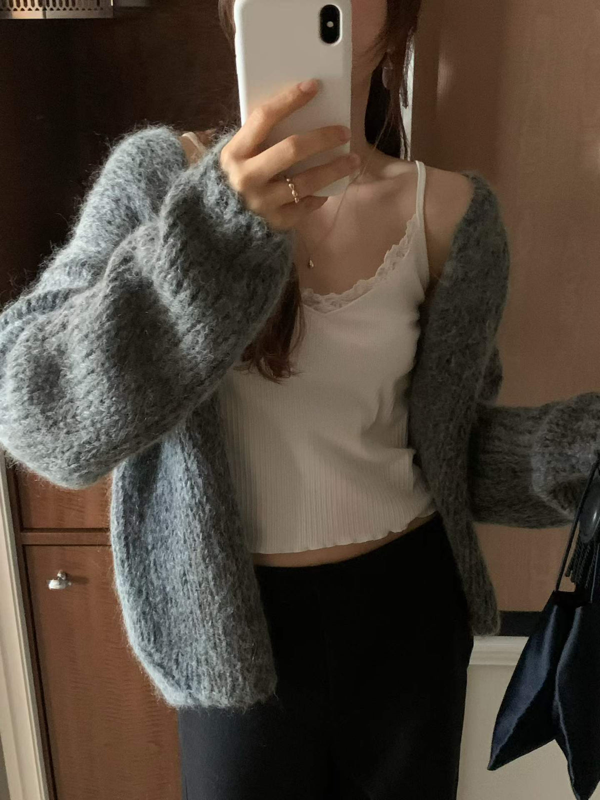 Ounce wool maxi slacks-2col