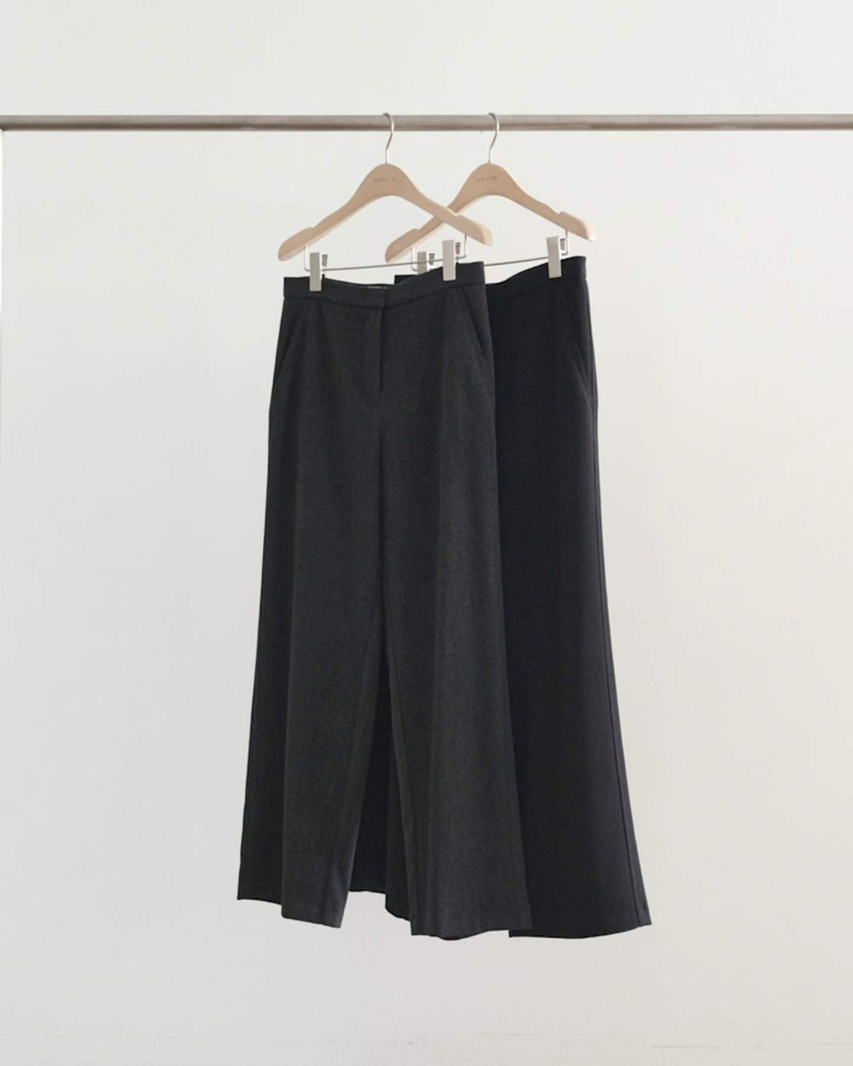 Ounce wool maxi slacks-2col
