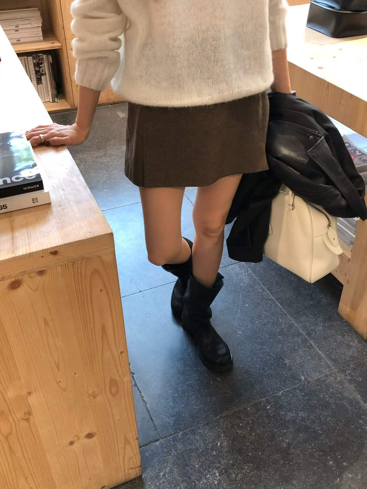 Ounce odd-short skirt-pants-2col