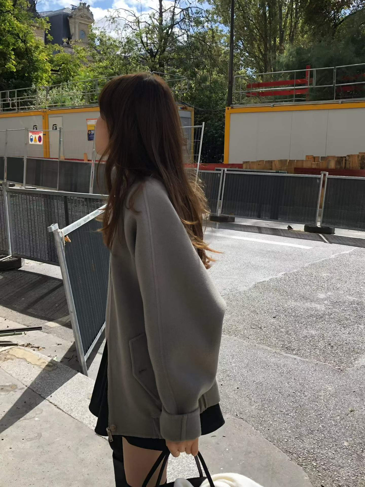 Ounce HD sandy blouson coat-2col