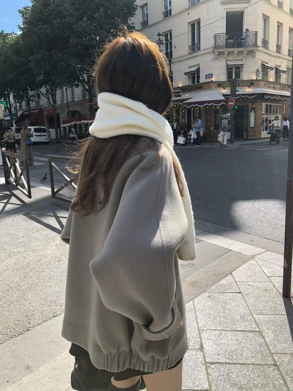 Ounce HD sandy blouson coat-2col