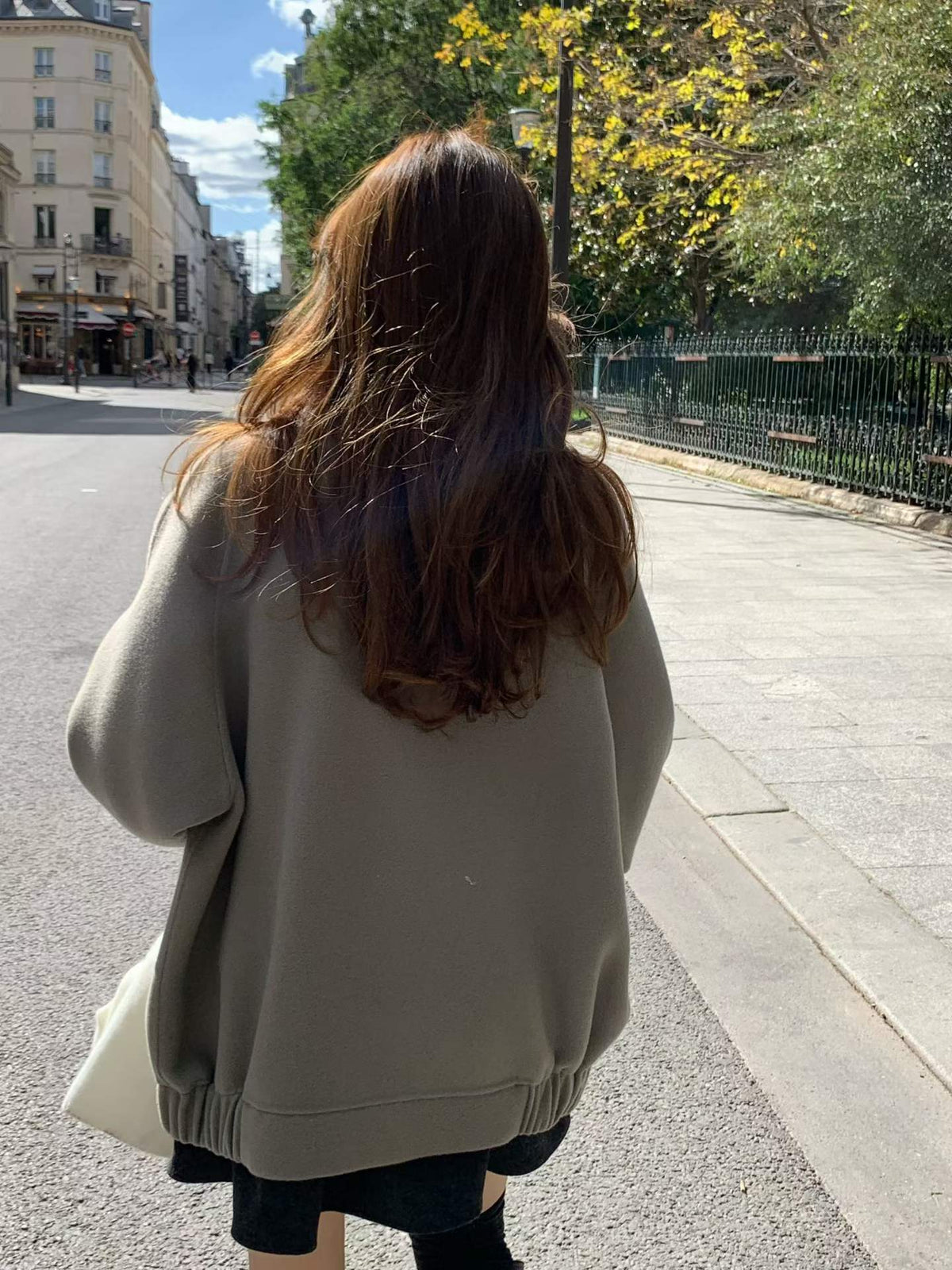 Ounce HD sandy blouson coat-2col