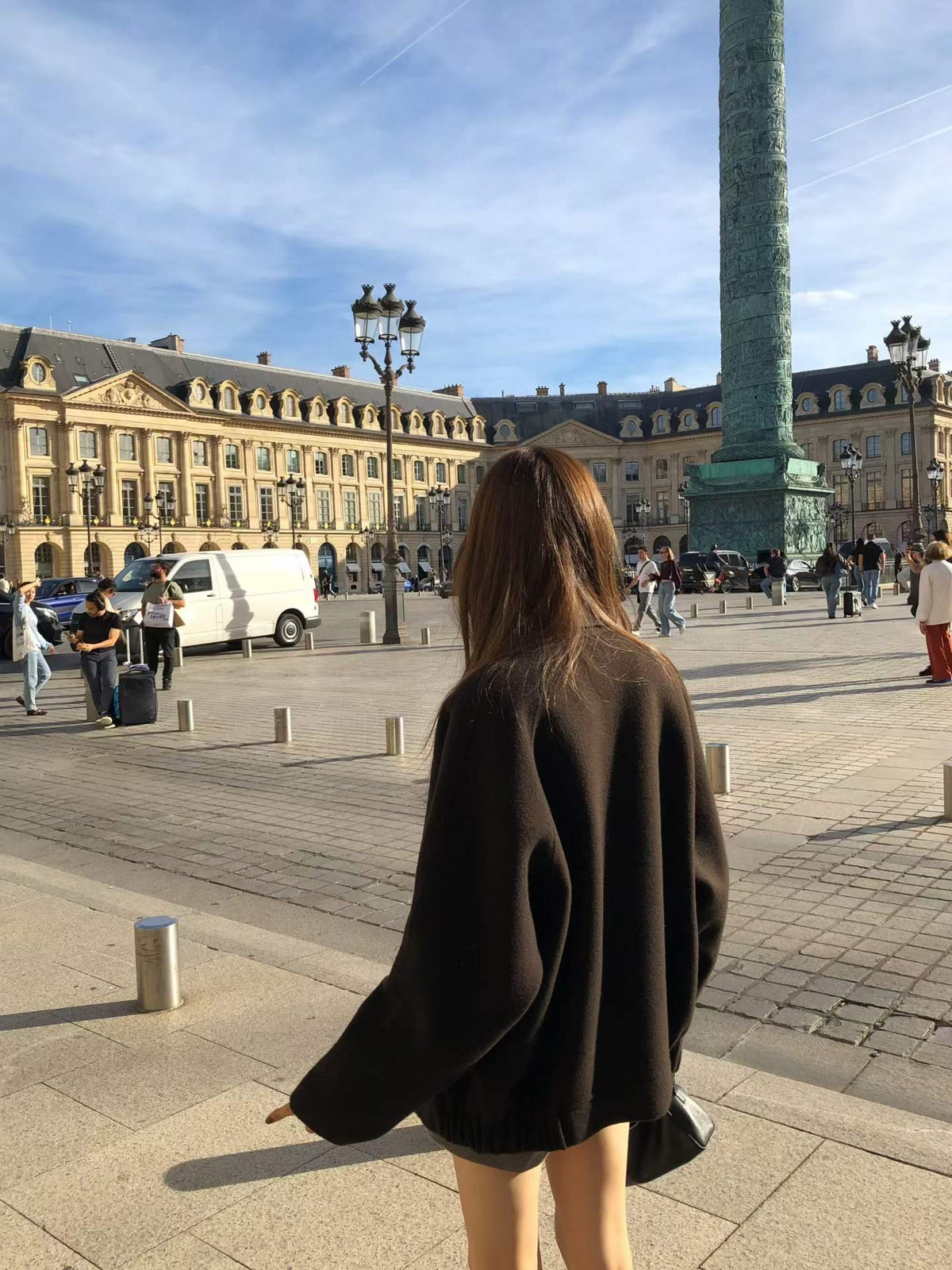 Ounce HD sandy blouson coat-2col