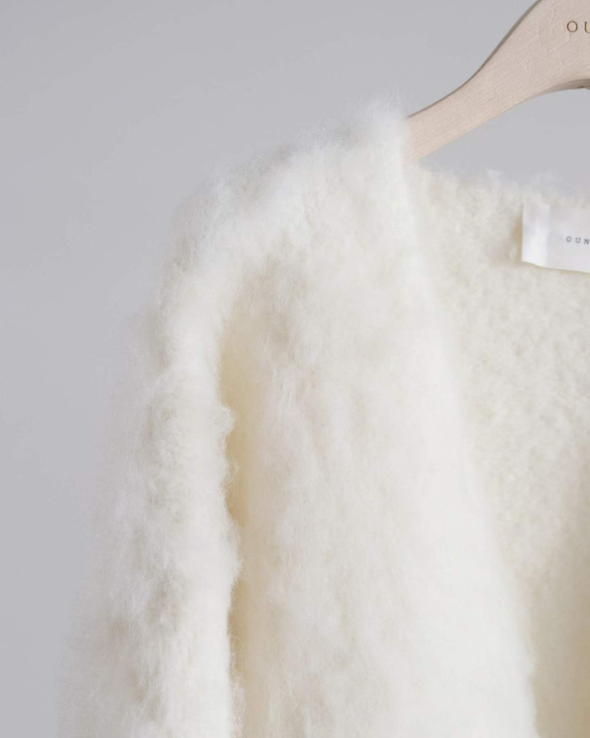 Ounce brush no collar cardigan