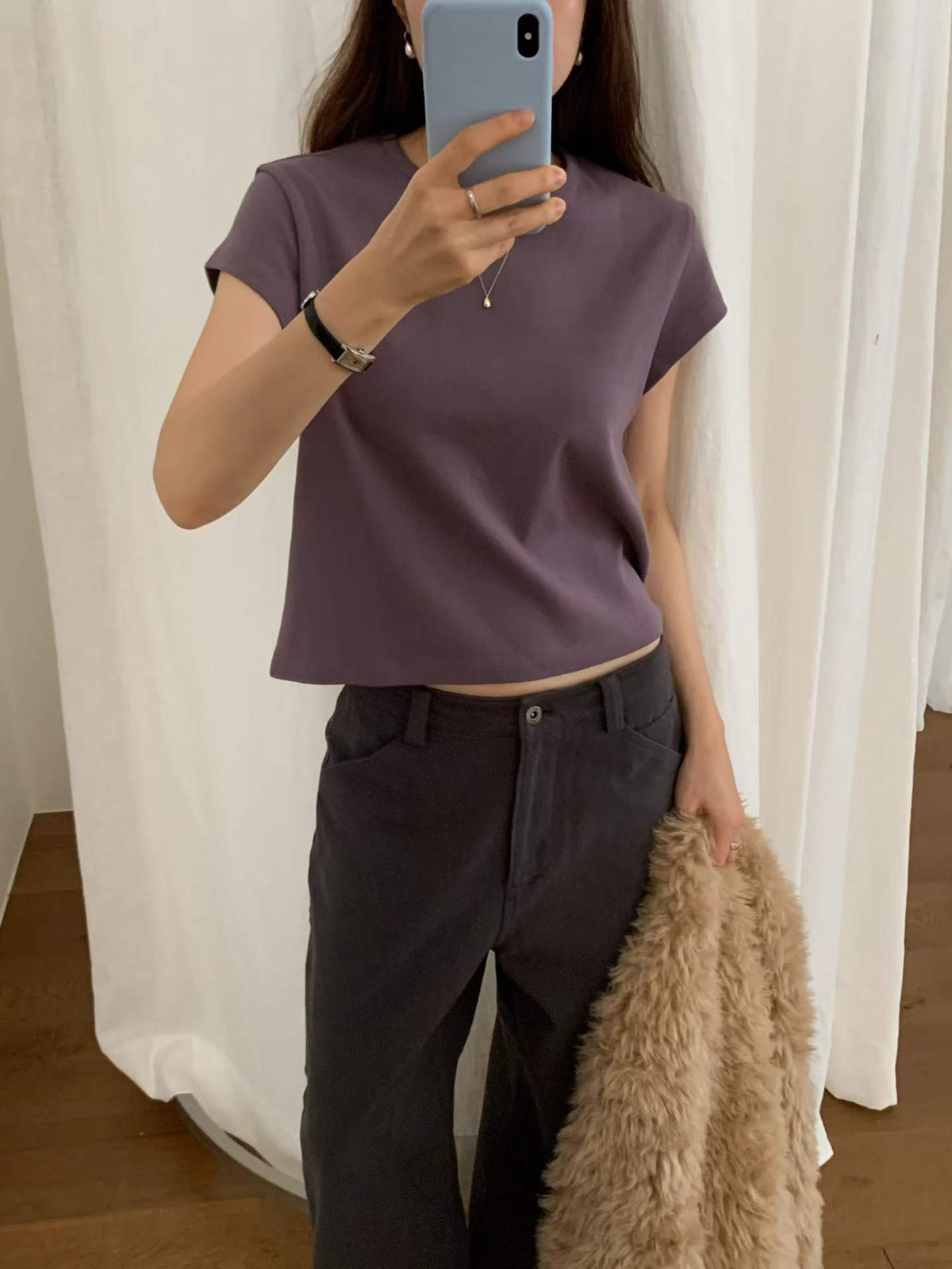 Ounce eve short-sleeve T-5col