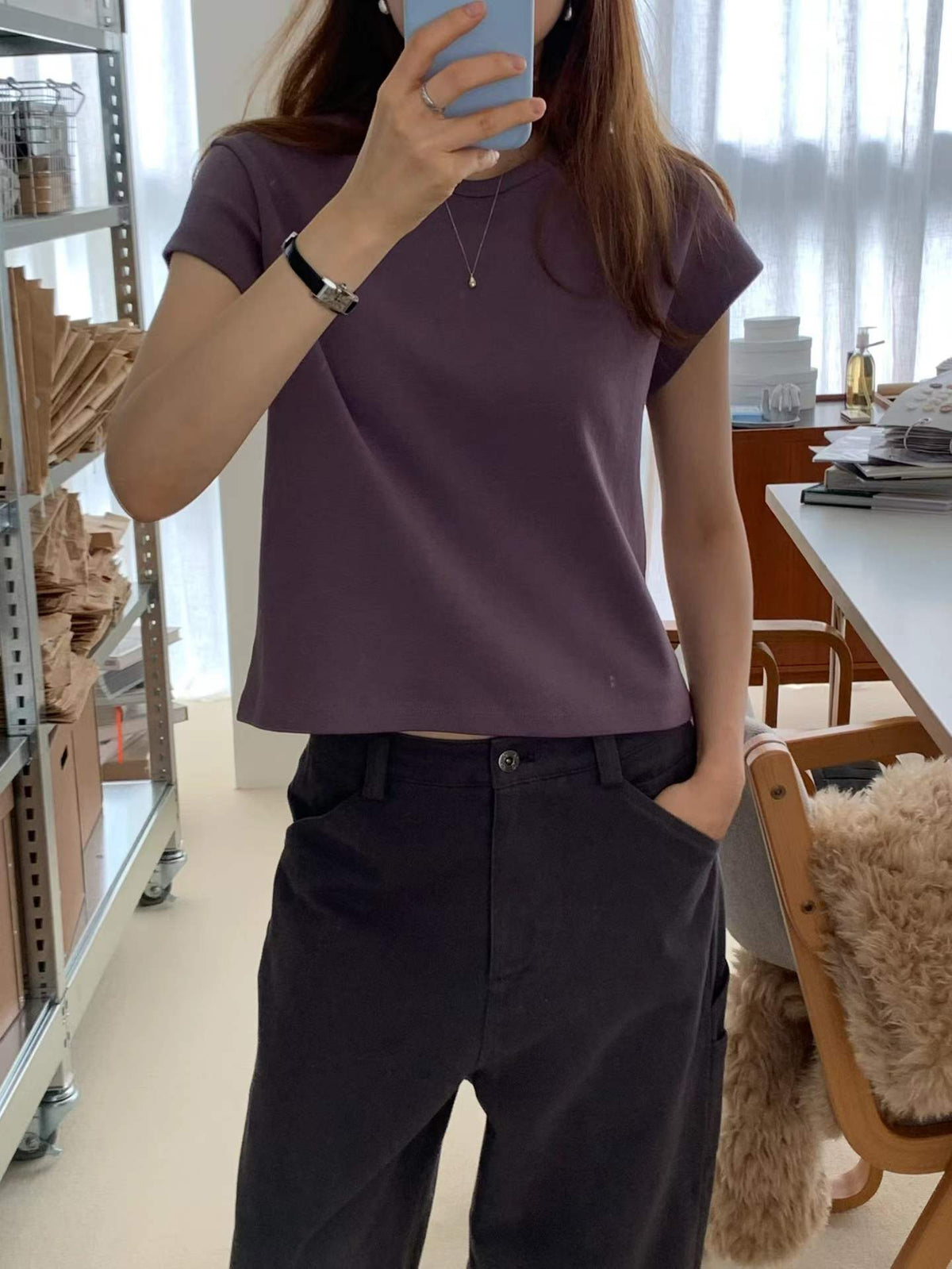 Ounce eve short-sleeve T-5col