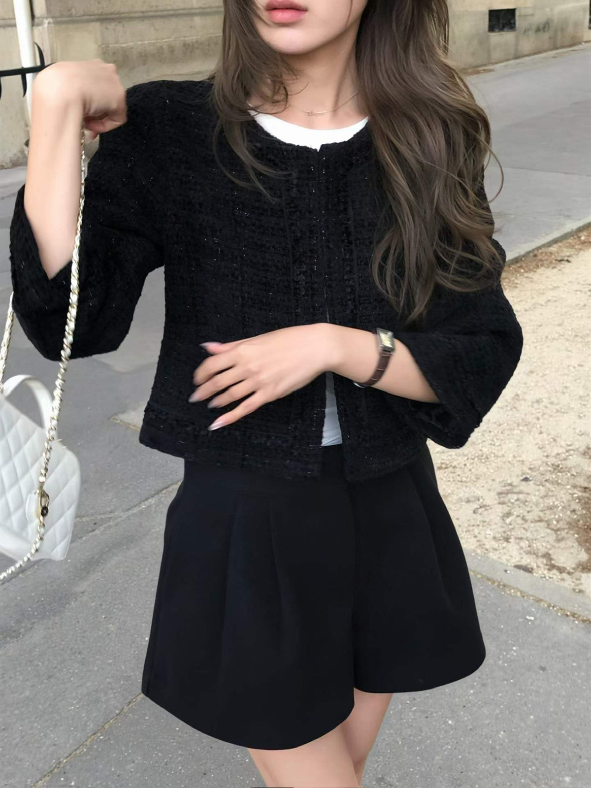overi tweed jacket-2col