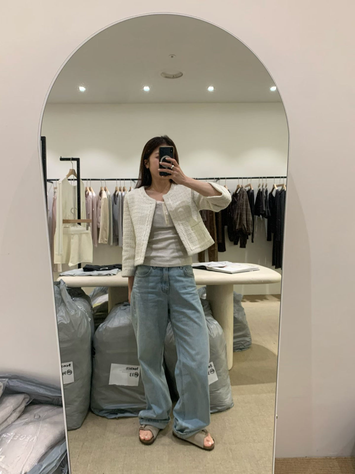 overi tweed jacket-2col