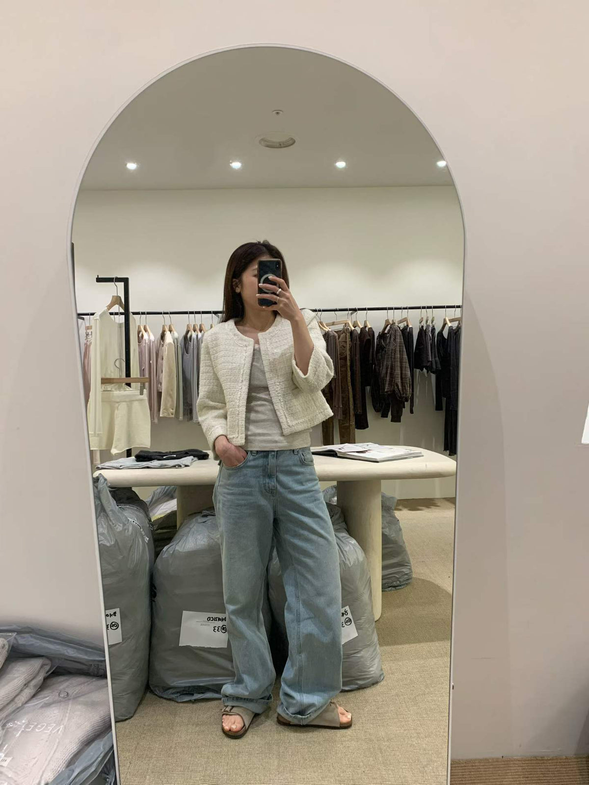 overi tweed jacket-2col