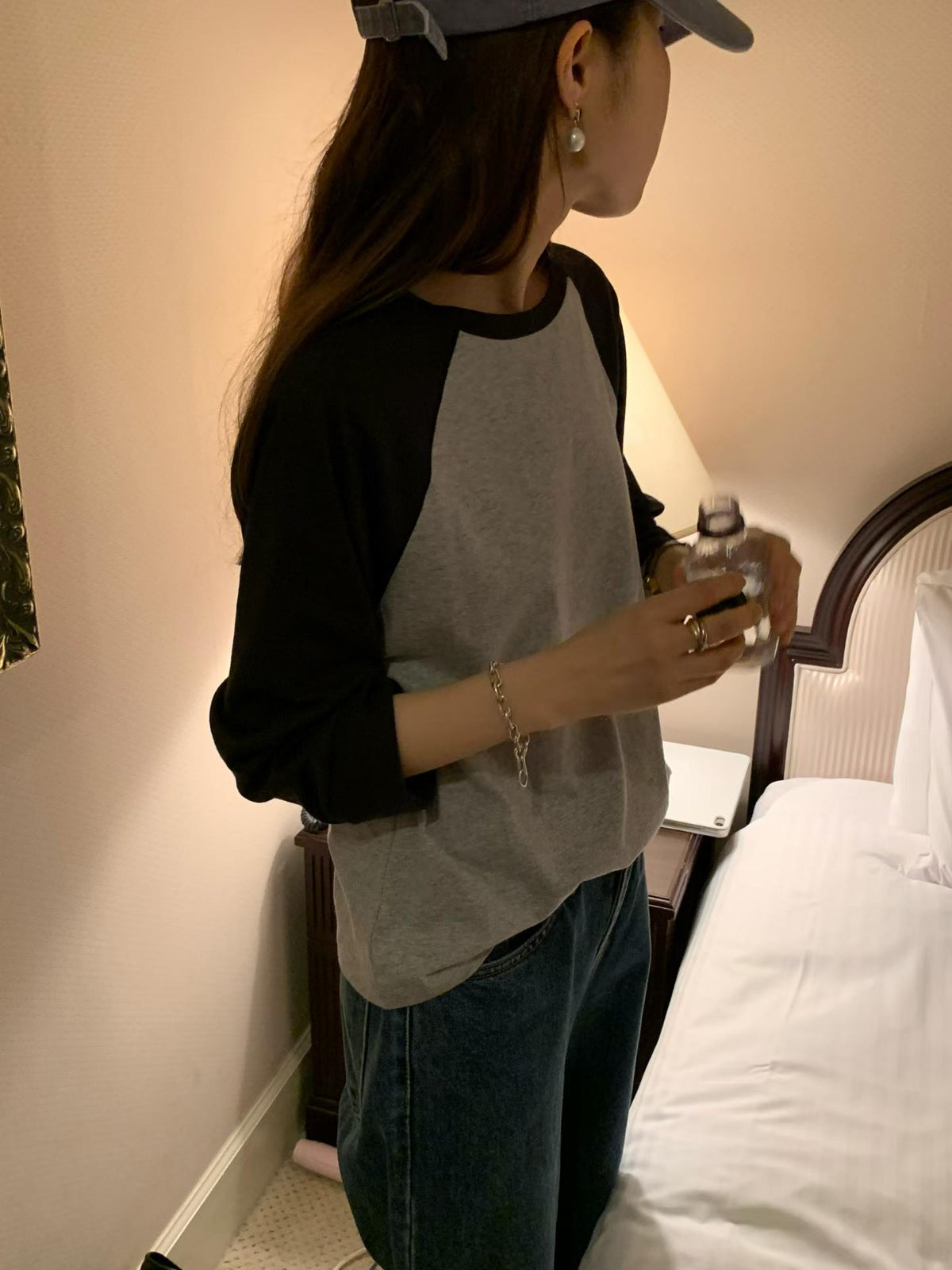 Ounce ove raglan T-2col