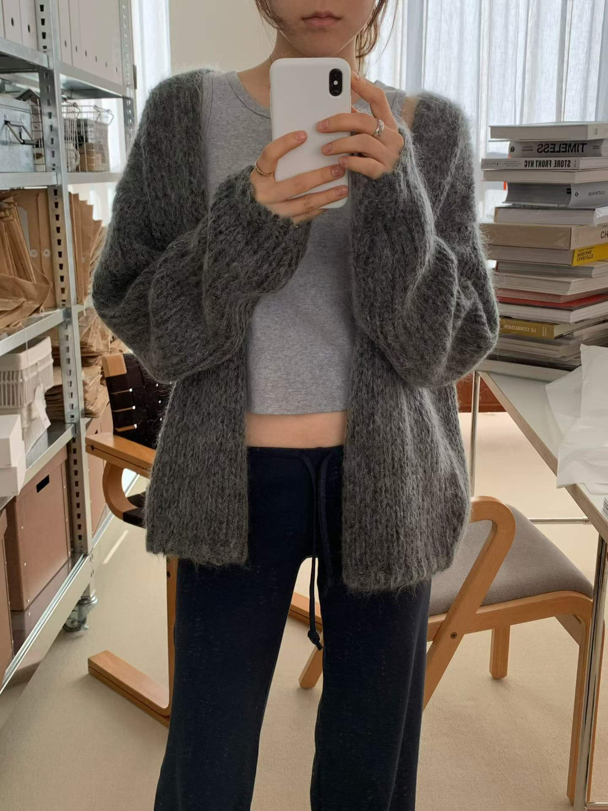 Ounce grain mohair cd-2col