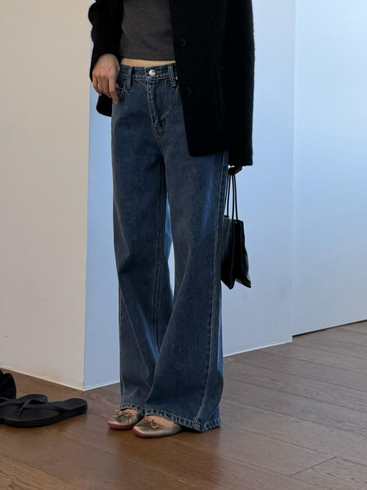 Ounce log deep blue denim