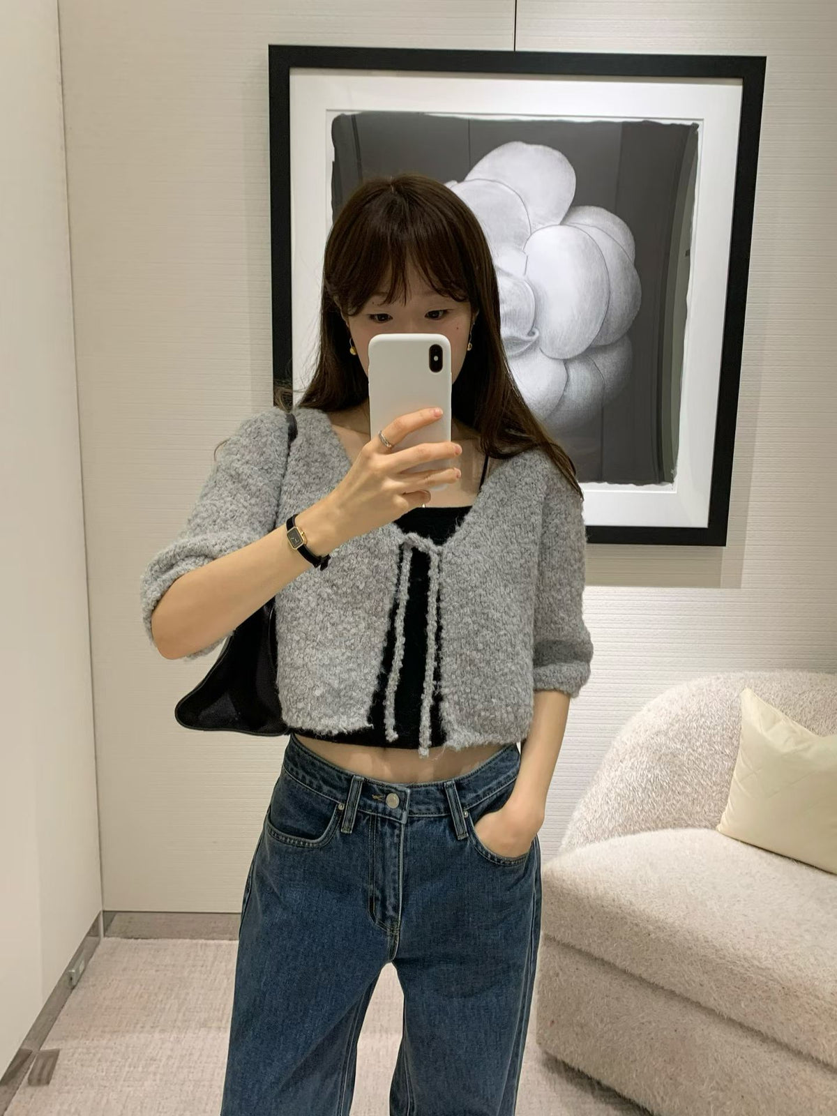 Ounce log deep blue denim