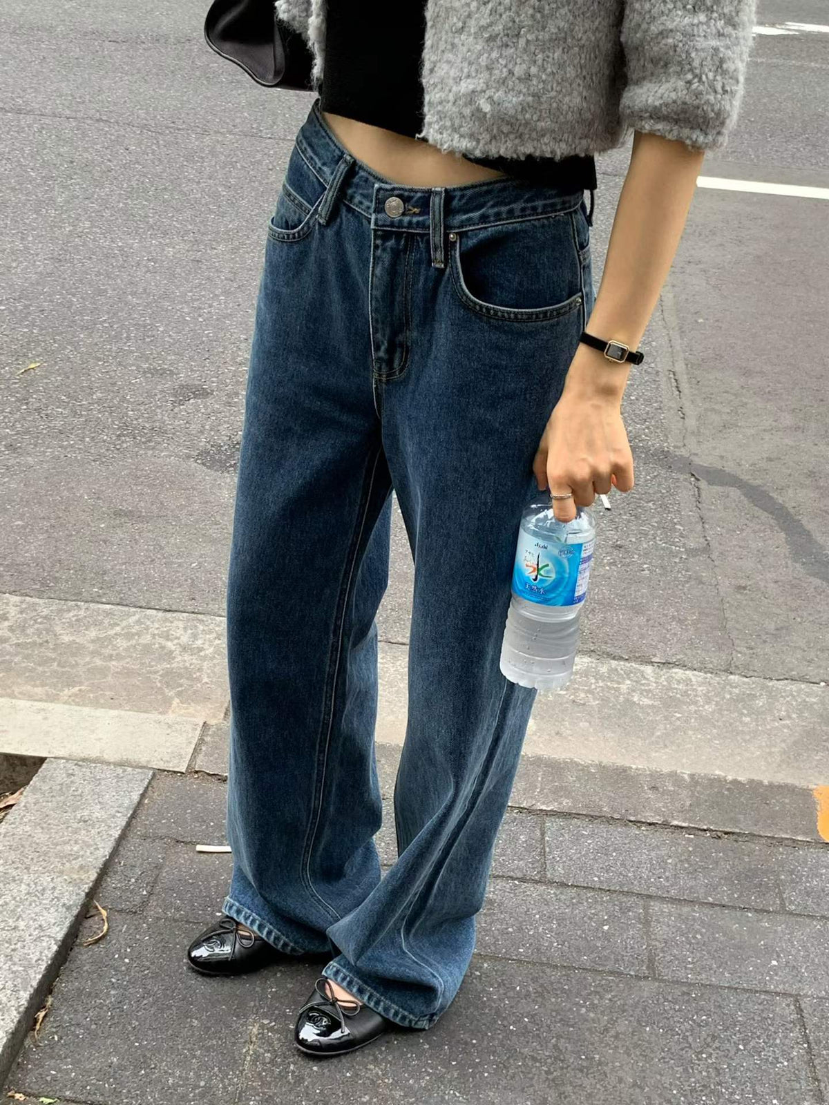 Ounce log deep blue denim