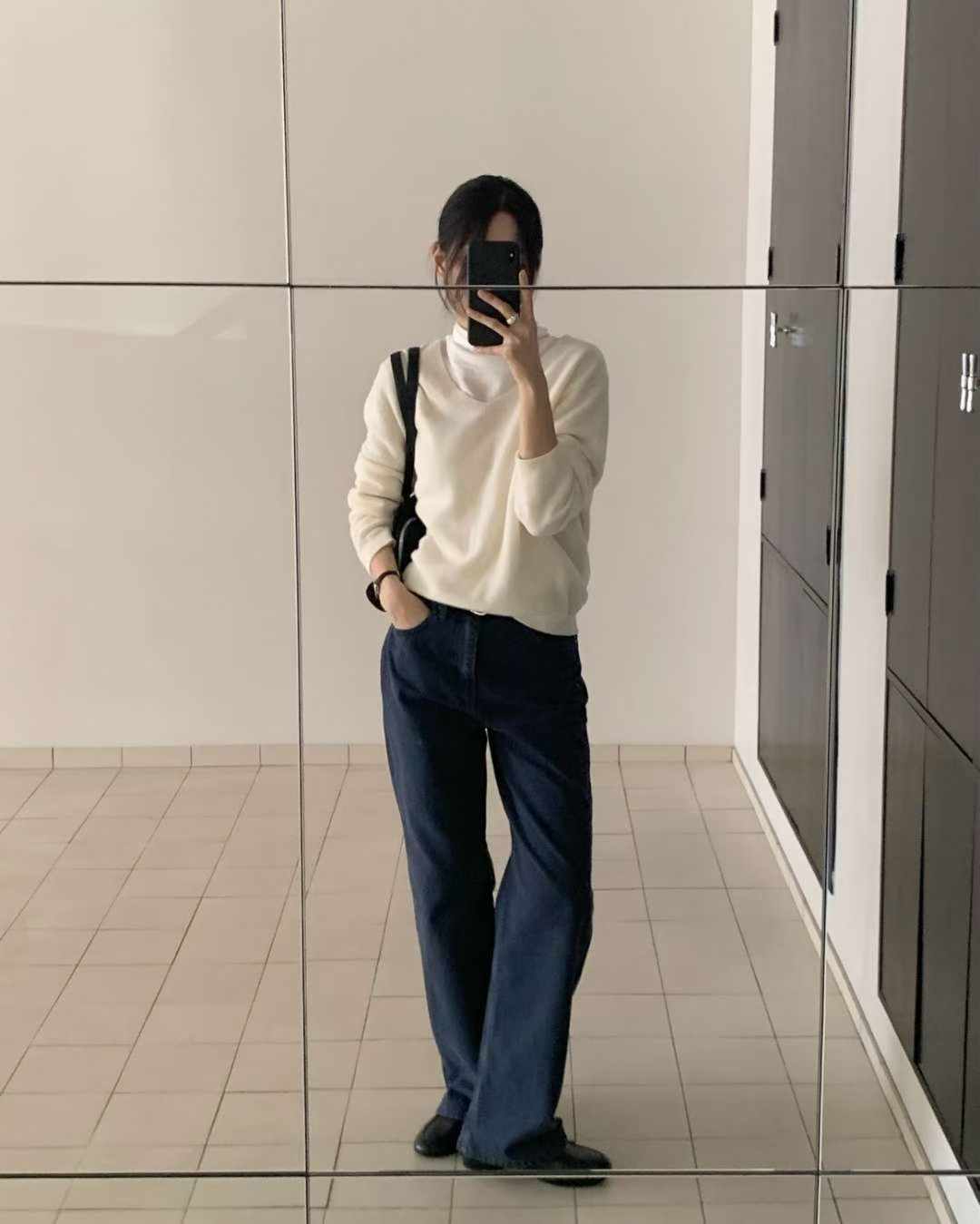 Denver semi-wide dying pants-2col