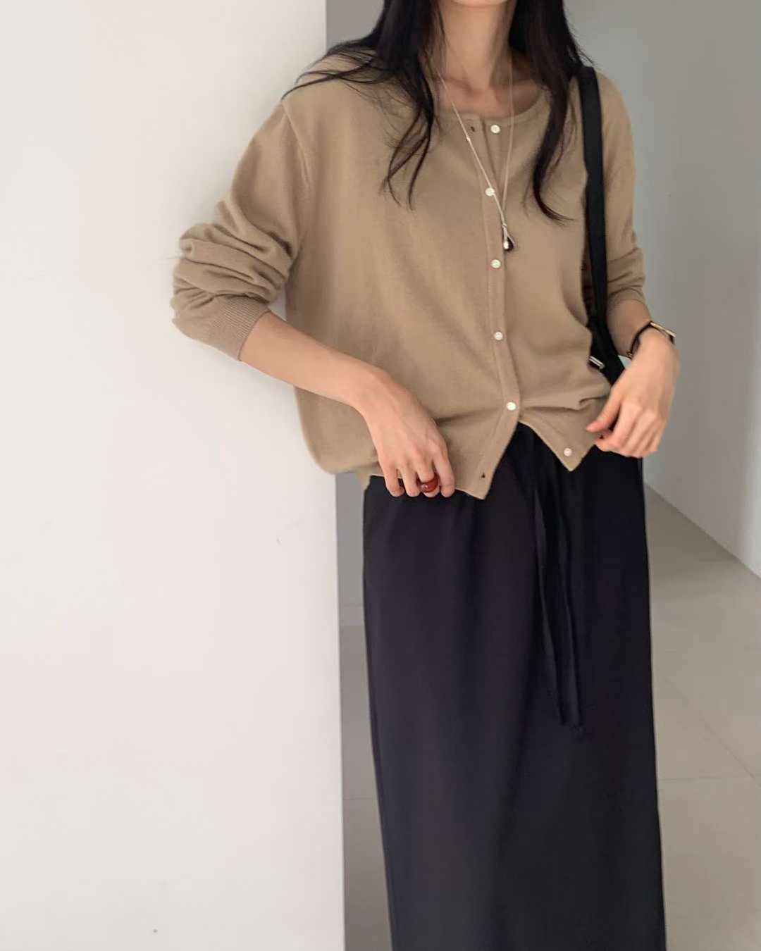 Once cashmere cardigan-4col