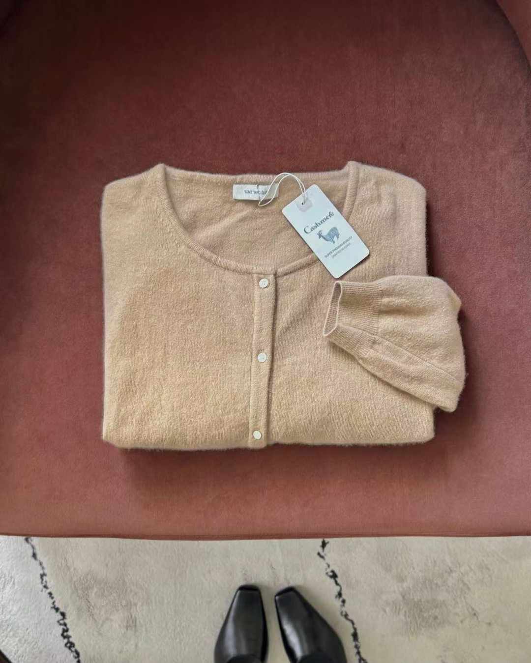 Once cashmere cardigan-4col