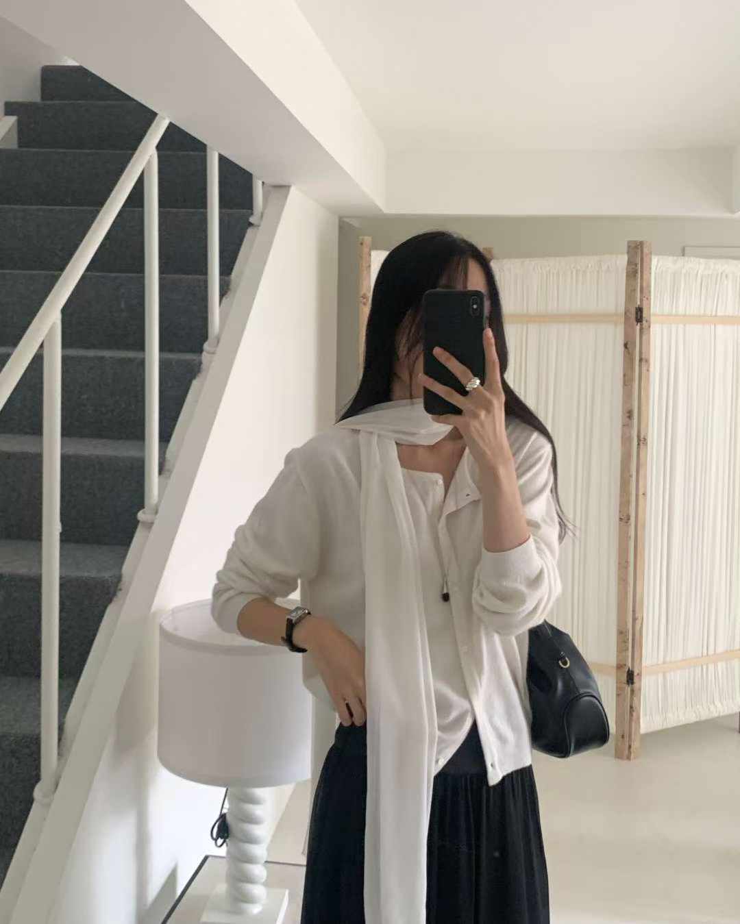 Once cashmere cardigan-4col
