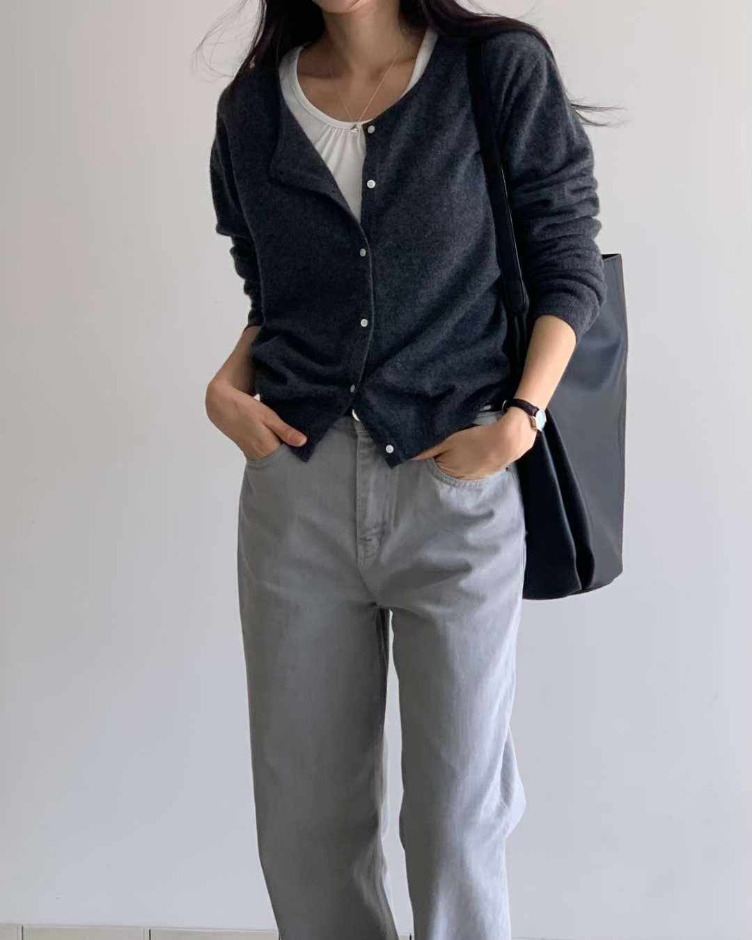 Once cashmere cardigan-4col