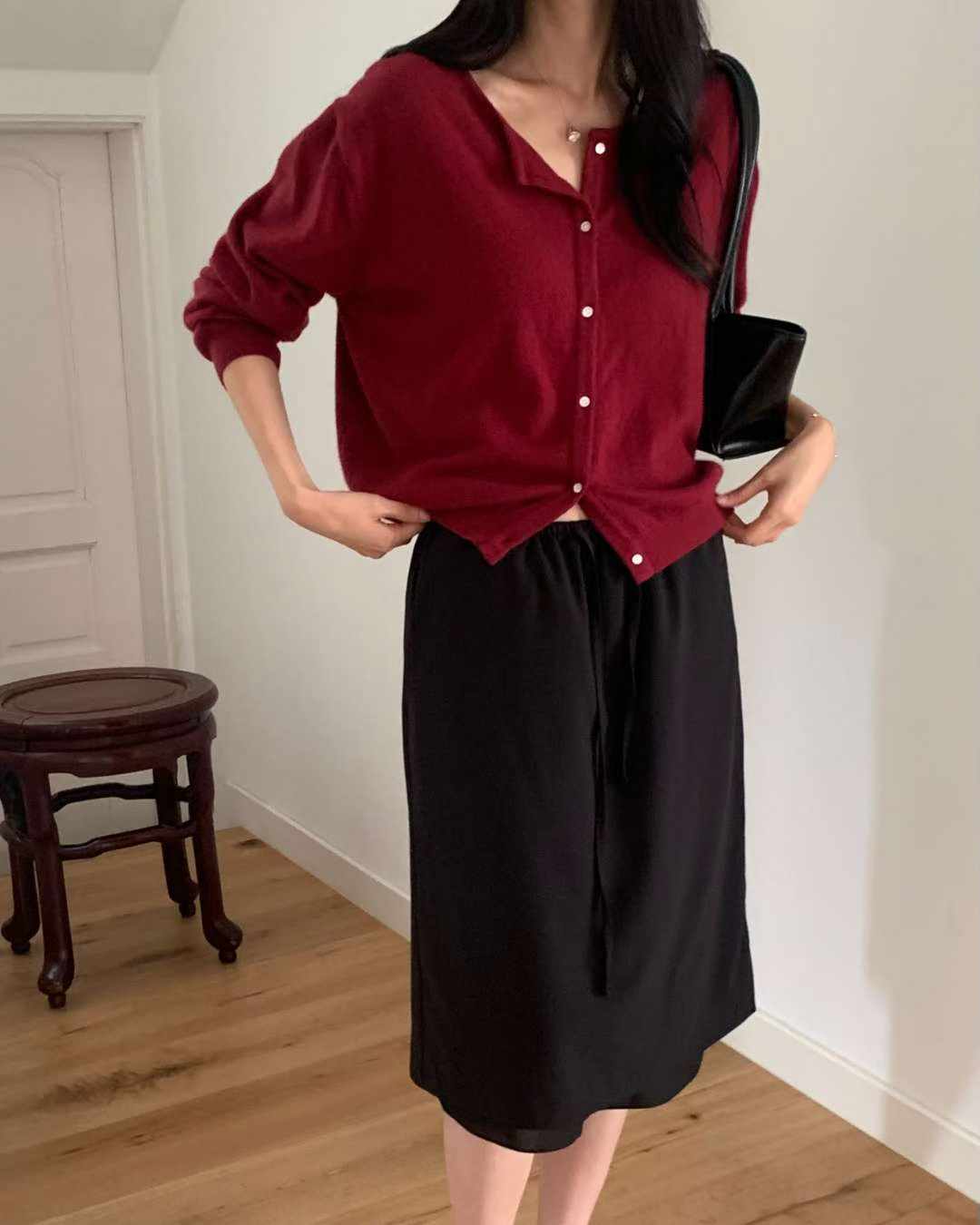 Once cashmere cardigan-4col