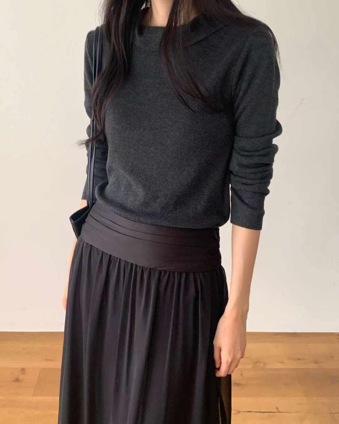 rubuka wool neck knit-3col
