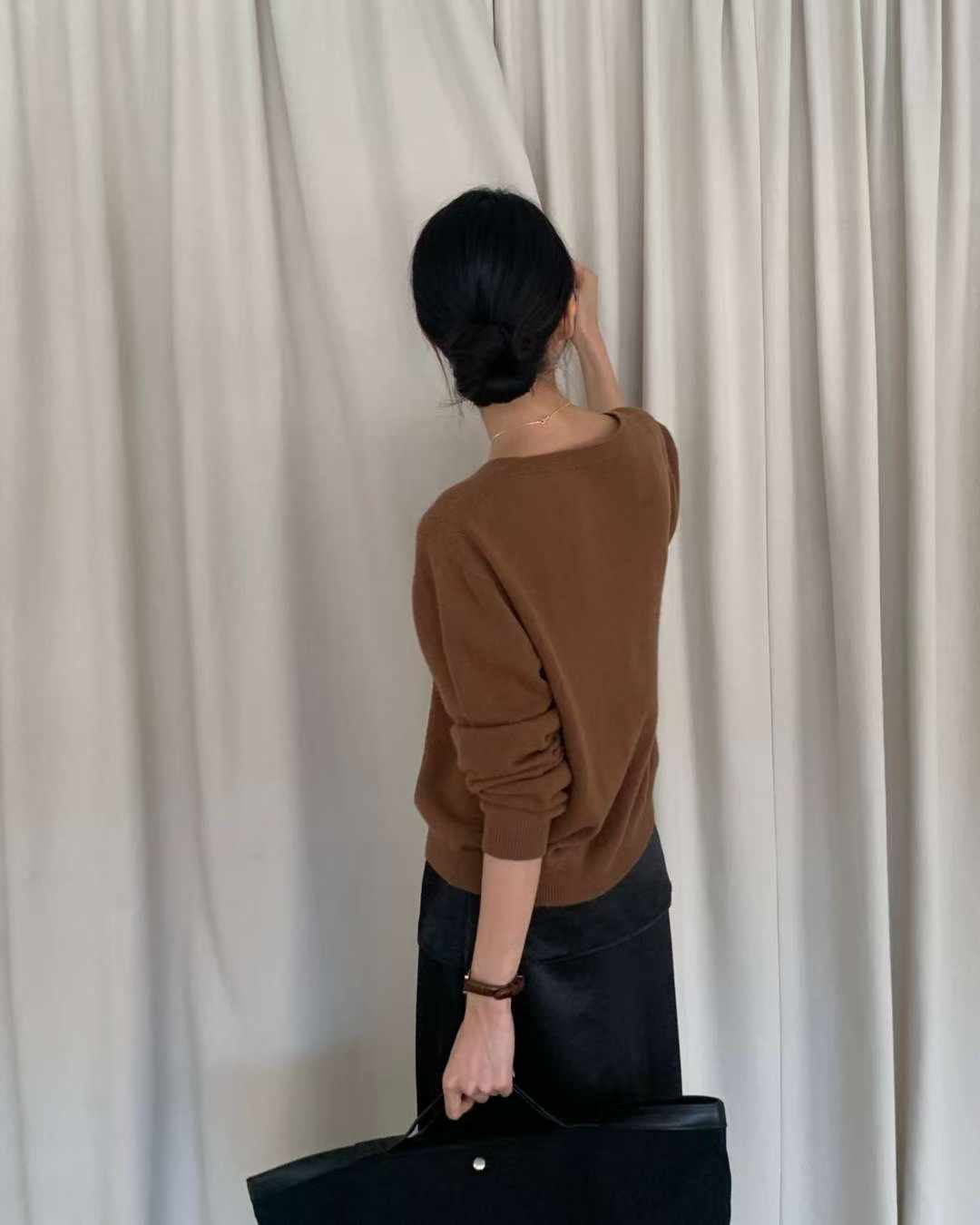Autumn reborn wholegar v-knit-4col