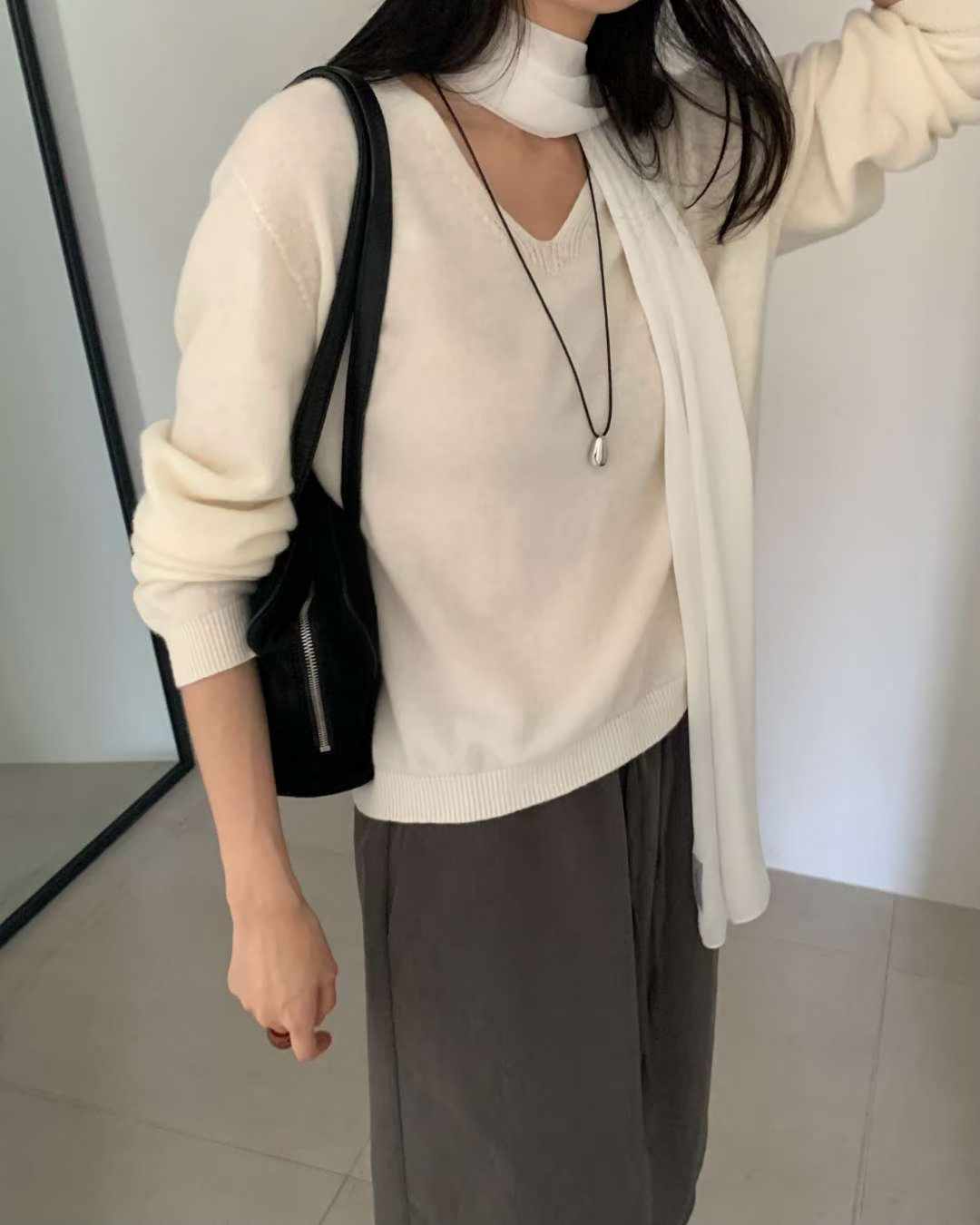 Autumn reborn wholegar v-knit-4col