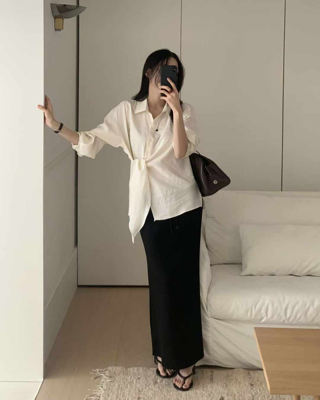 Autumn brin wrap blouse-3col