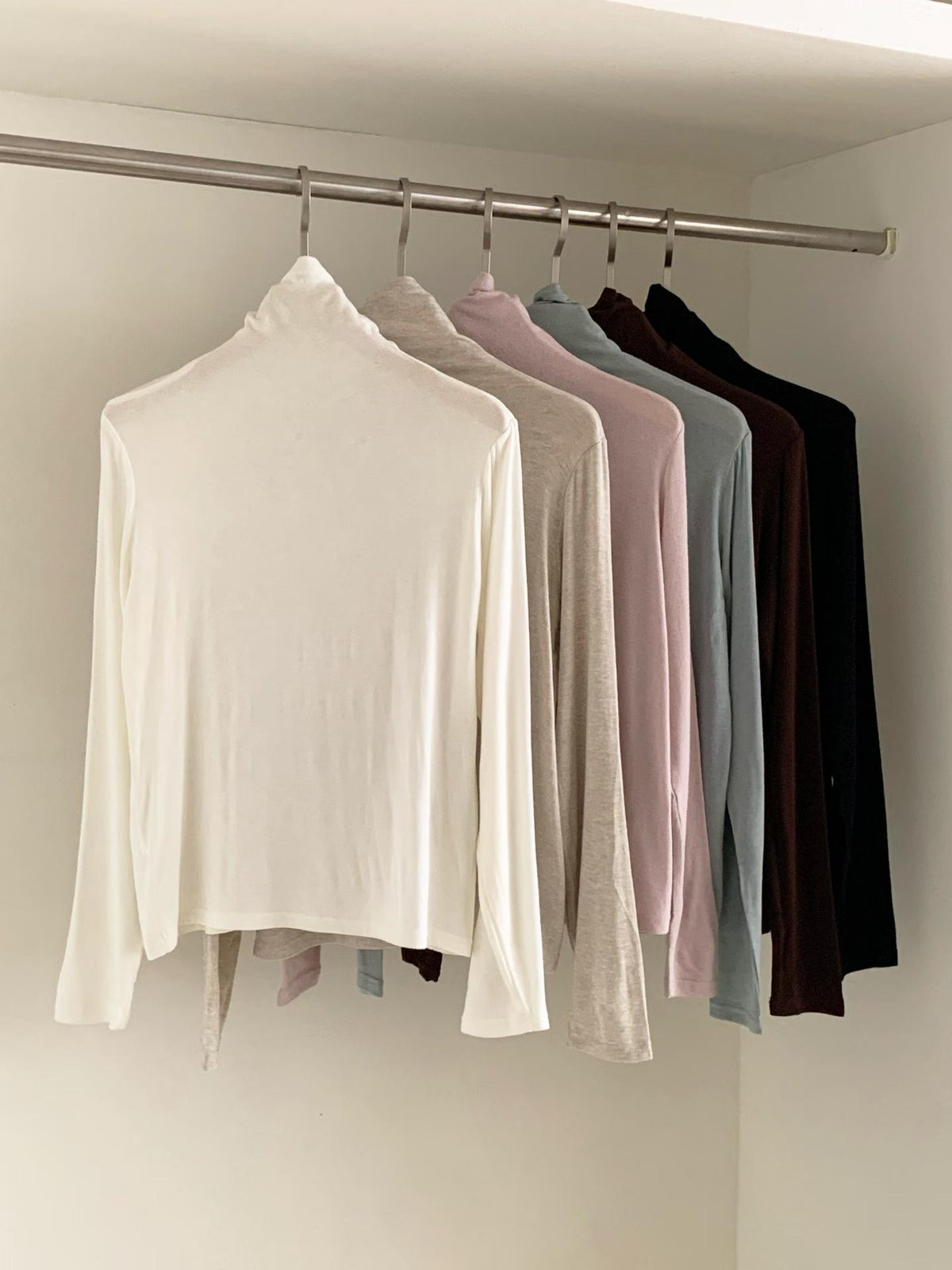 berry wool  polo T-6col